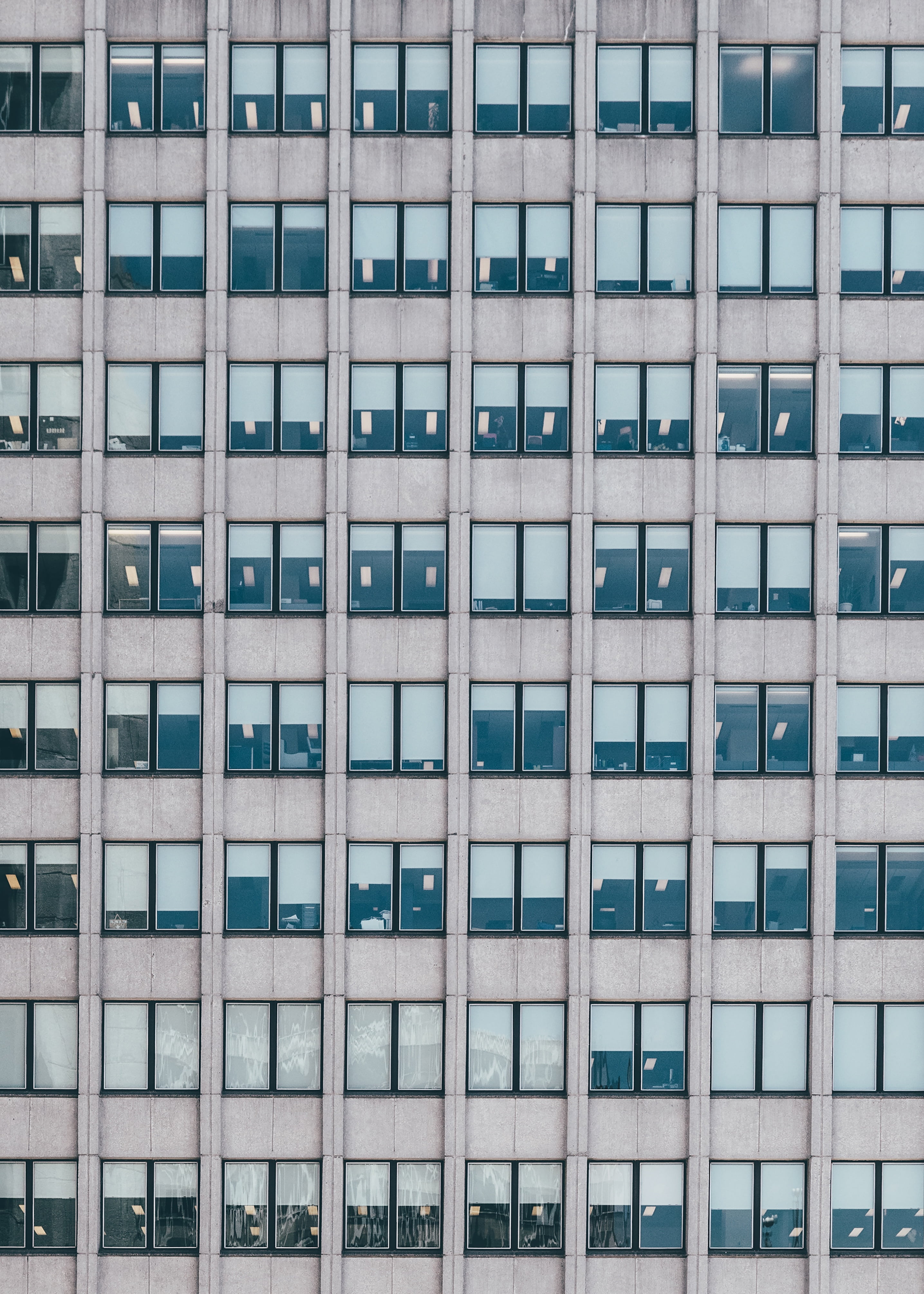 architecture, building, perspective, windows, full frame, building exterior