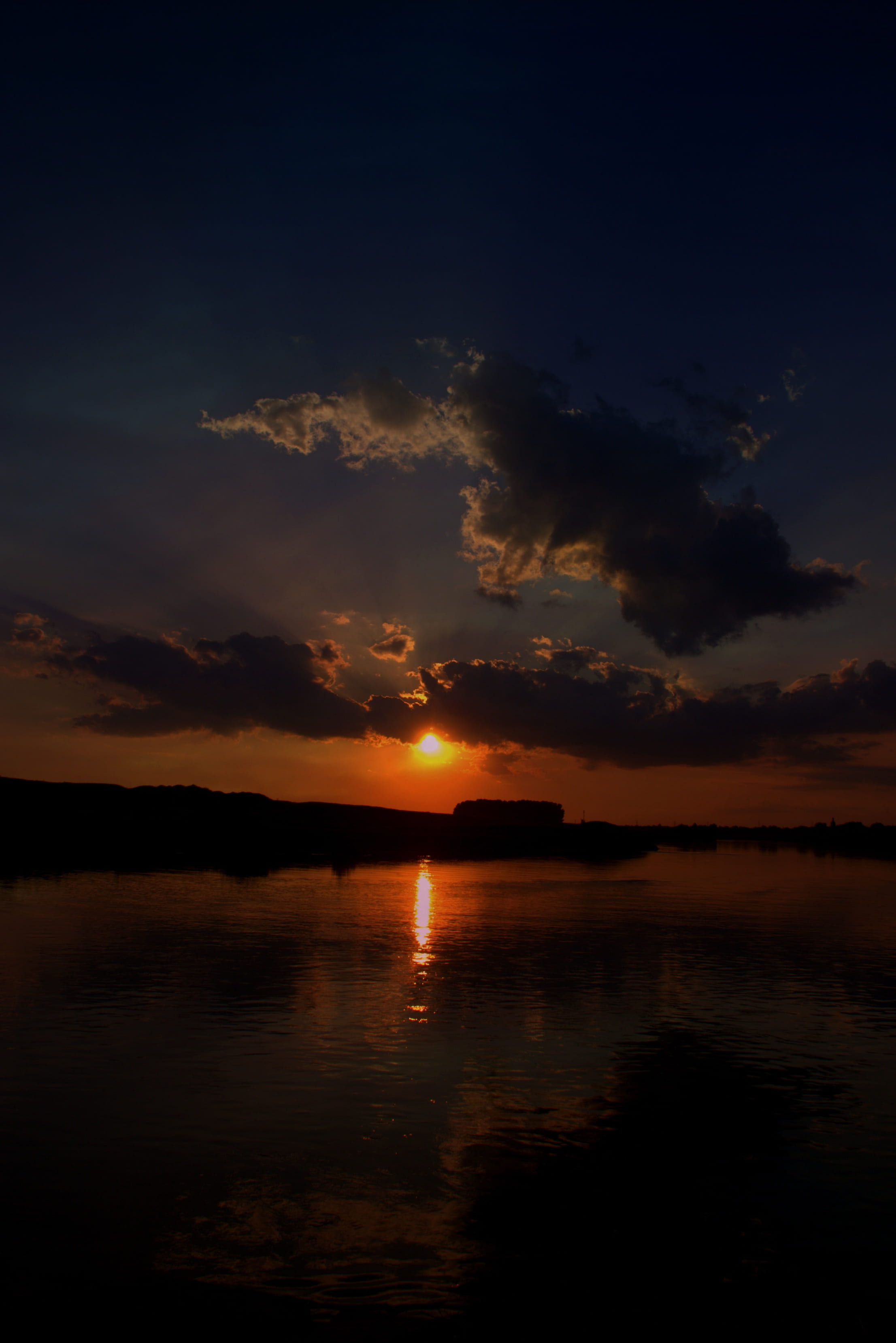 sunset, sky, cloud, water, reflection, scenics - nature, cloud - sky