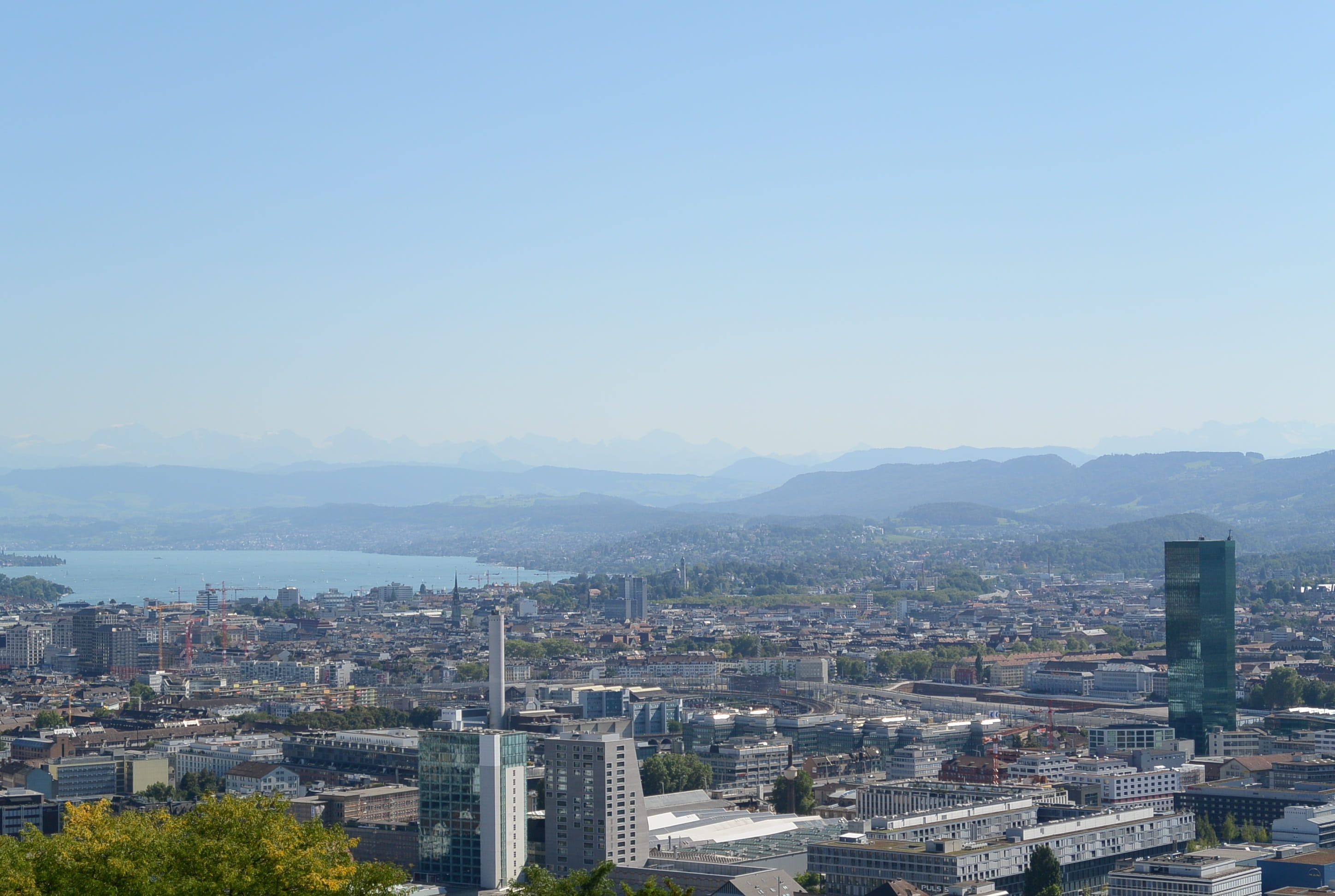 Zurich, City, Lake Zurich, Skyline, prime tower, switzerland