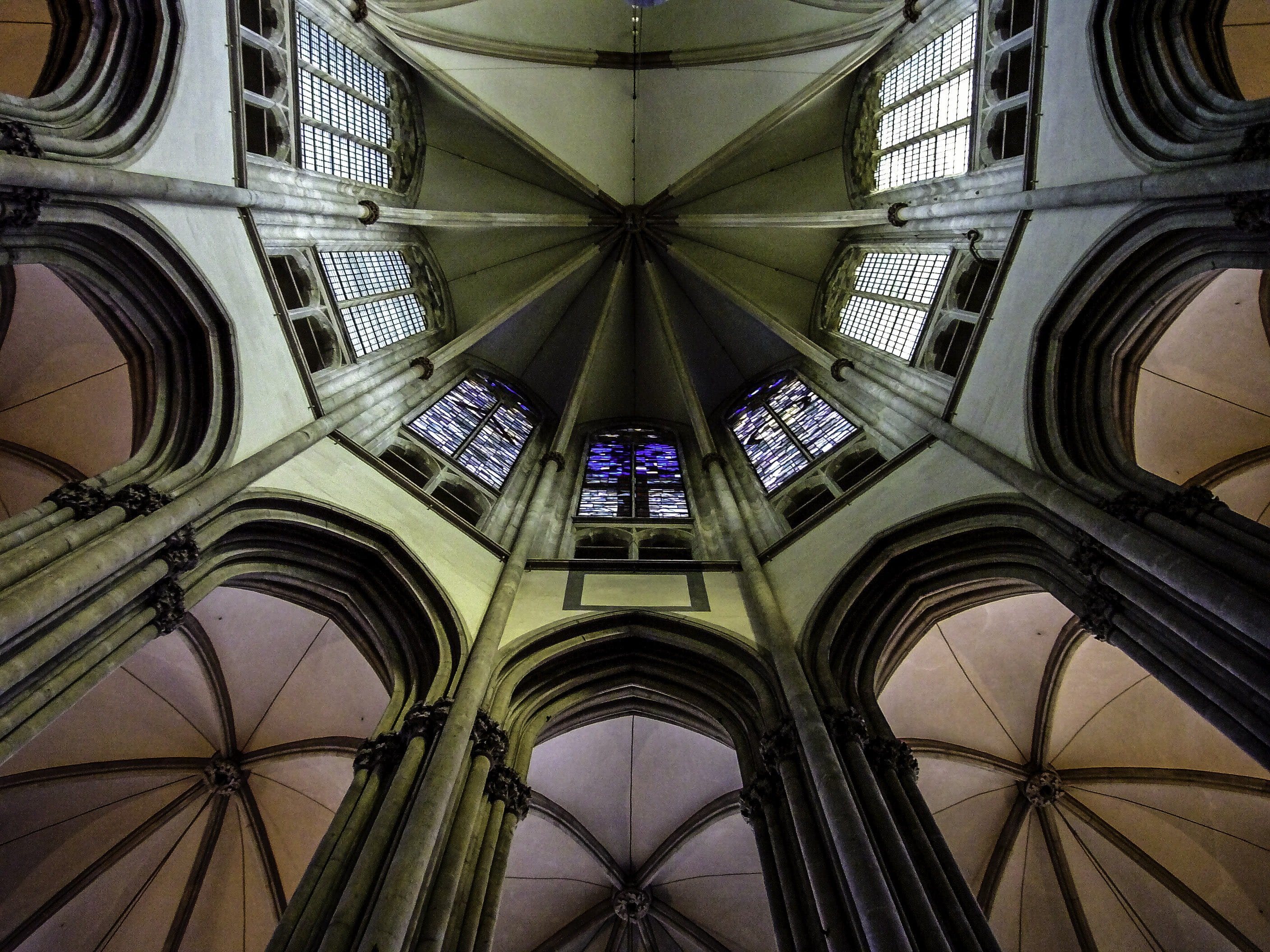 Choir lantern of Utrecht Cathedral, Netherlands, church, photos