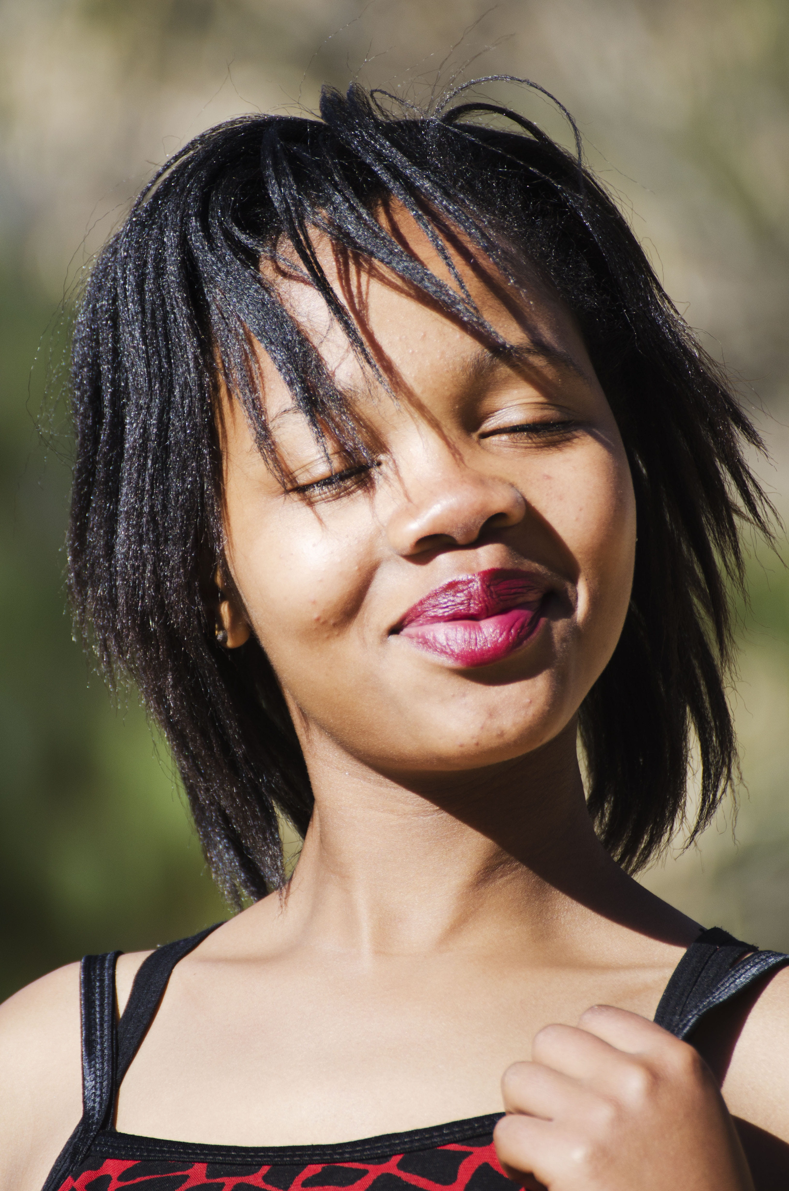 model, lesotho, south africa, african, headshot, one person