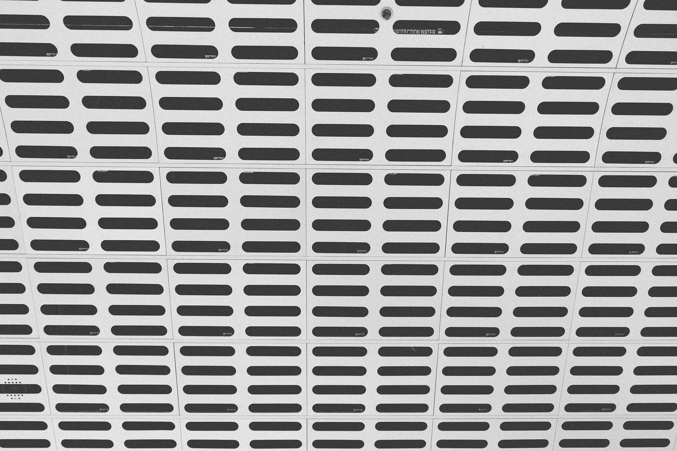 grid, grill, pattern, texture, metal, background, ceiling, holes