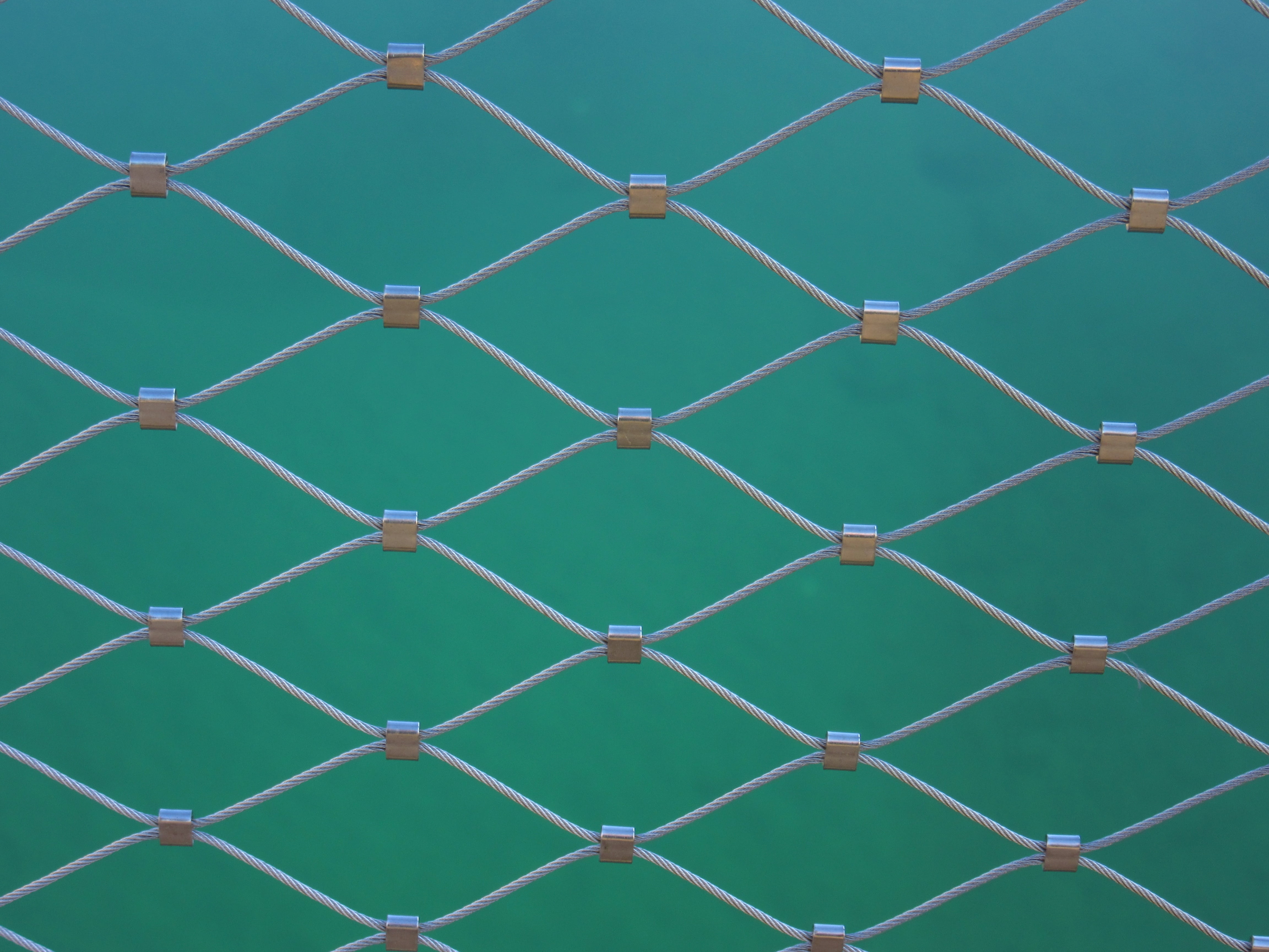 wire, railing, bridge railing, regularly, pattern, lines, geometry