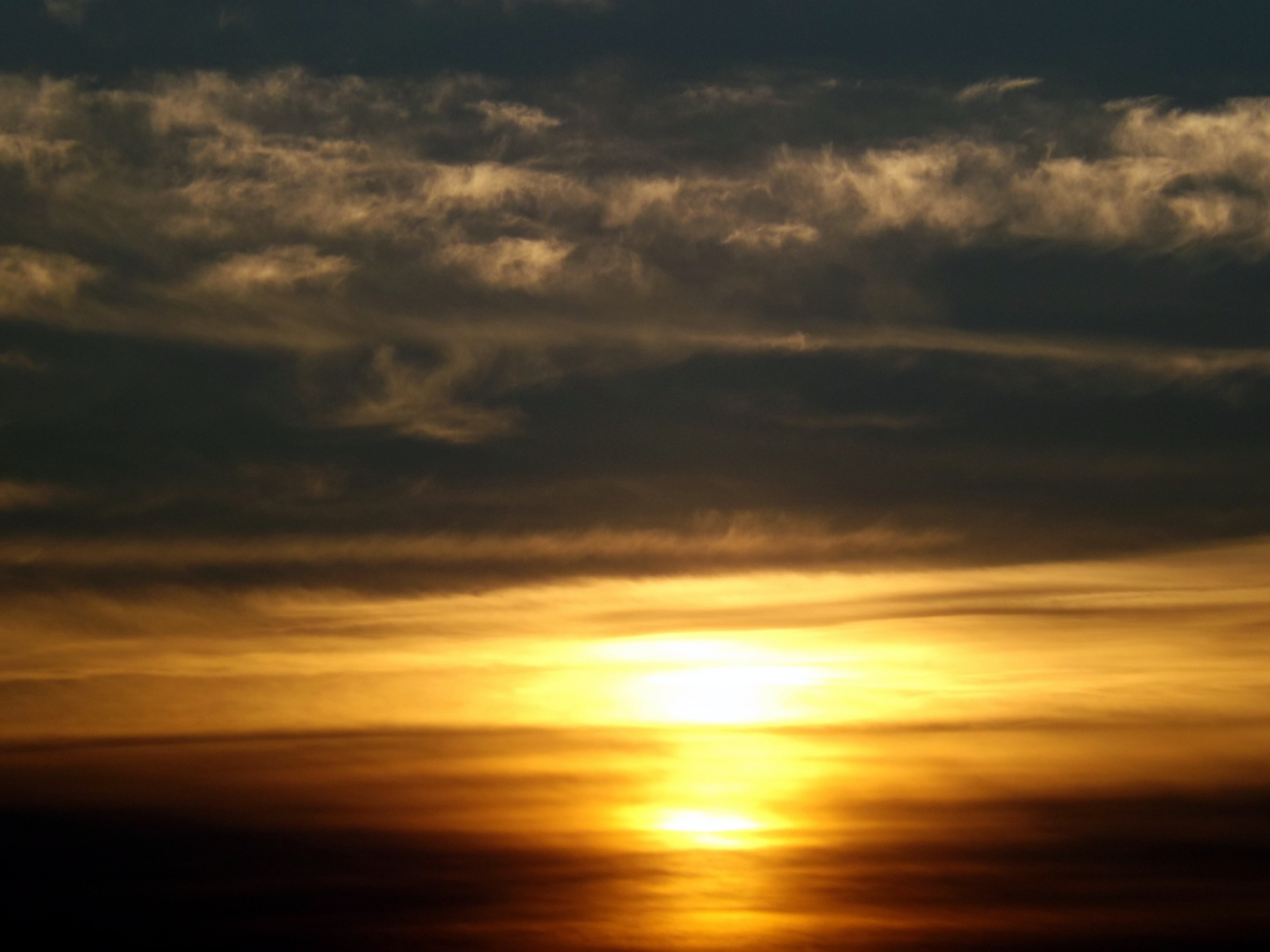 sun, sky, red, cloud, cloud - sky, sunset, scenics - nature