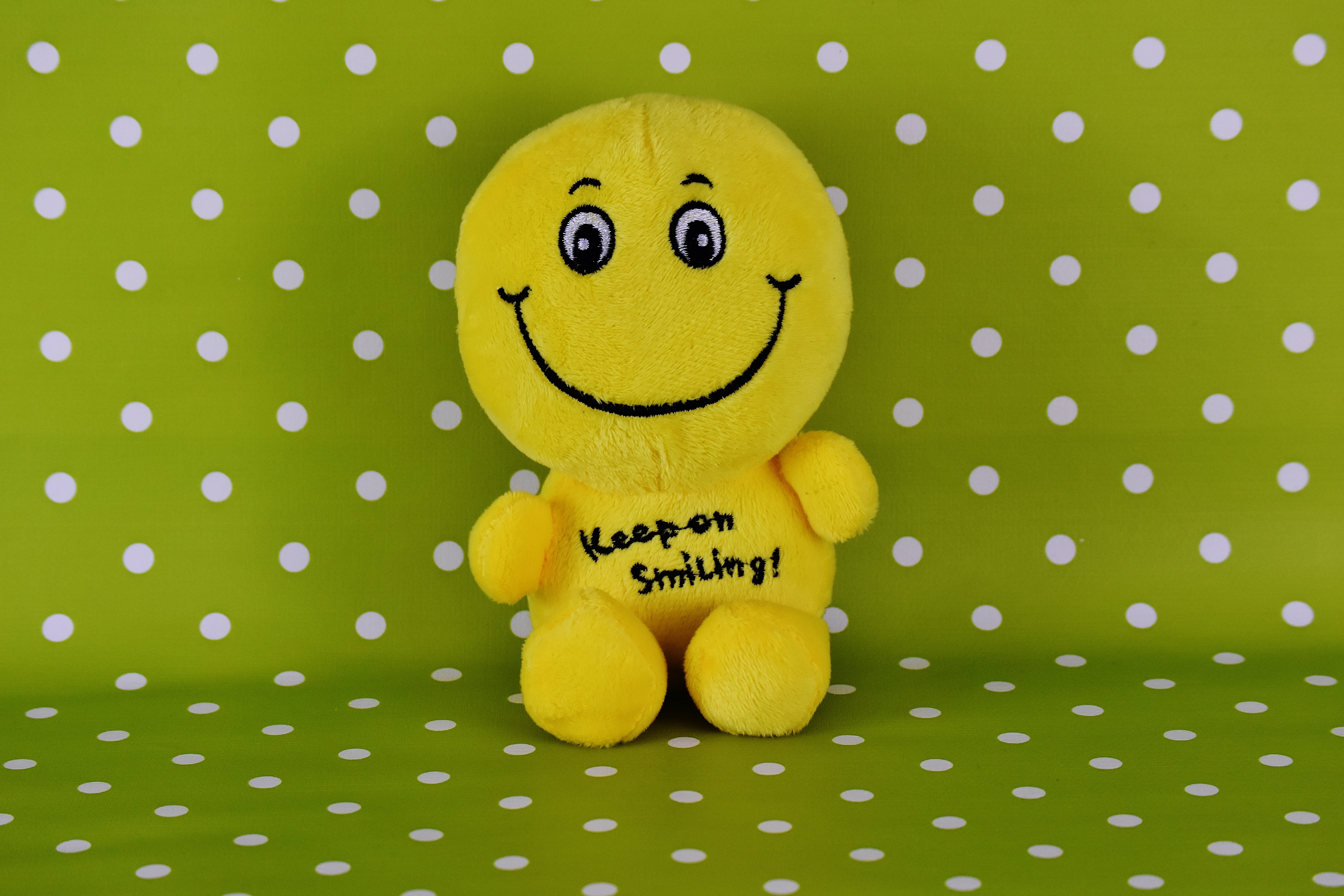 smiling emoji plush toy, smiley, funny, emoticon, laugh, yellow