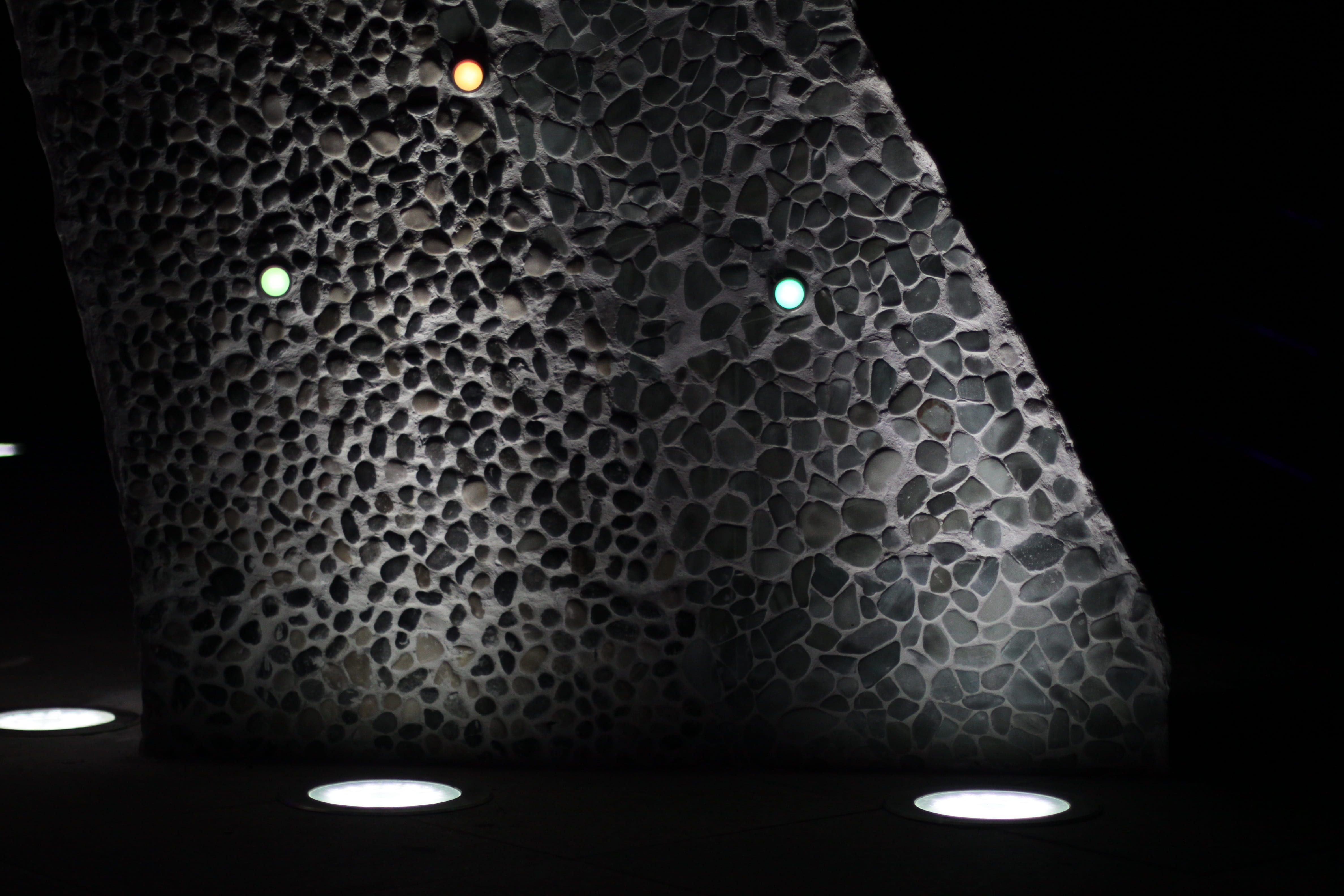 Lights, Lighting, Structures, Night, black background, illuminated