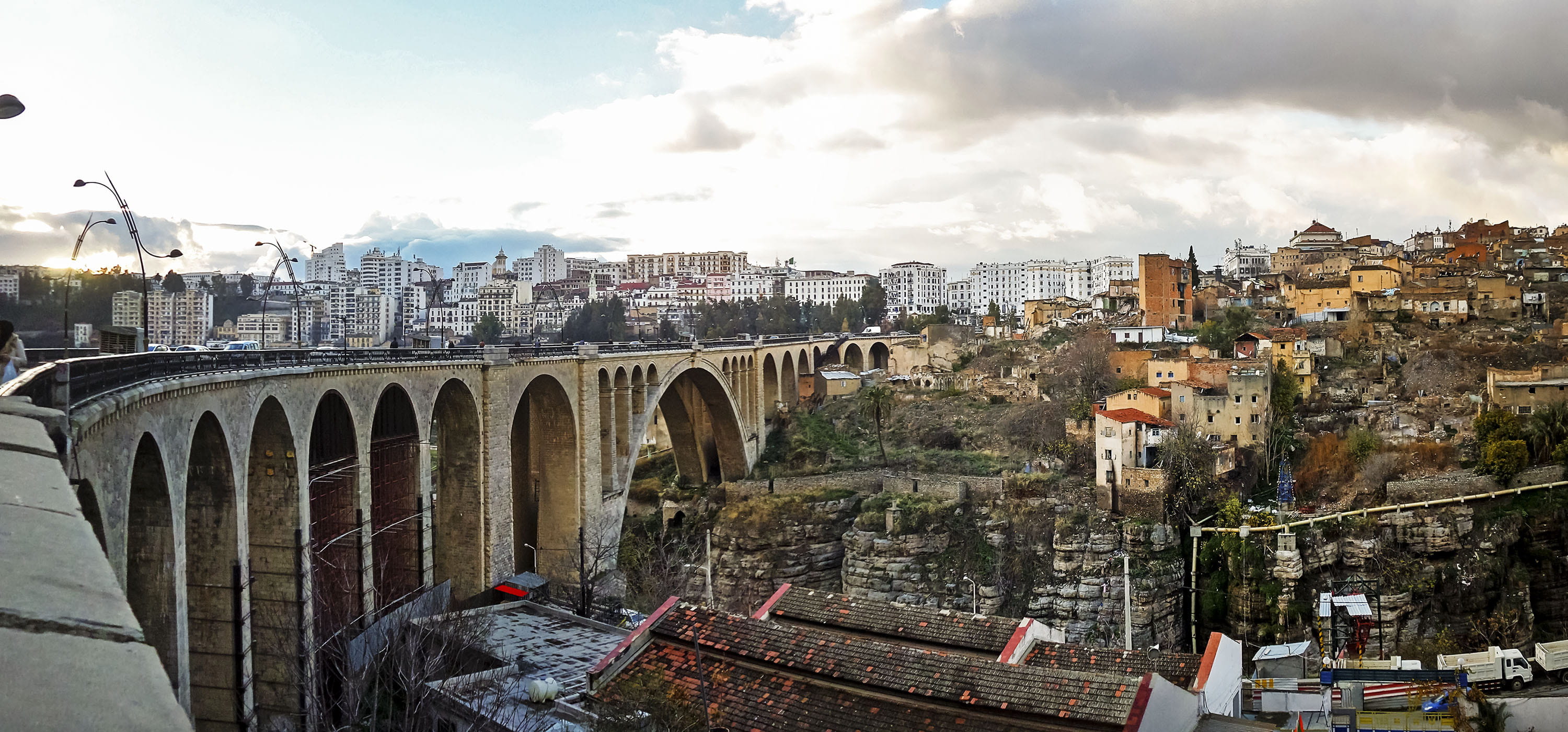 Ville de Constantine in Constantine, Algeria, Algiers, arches