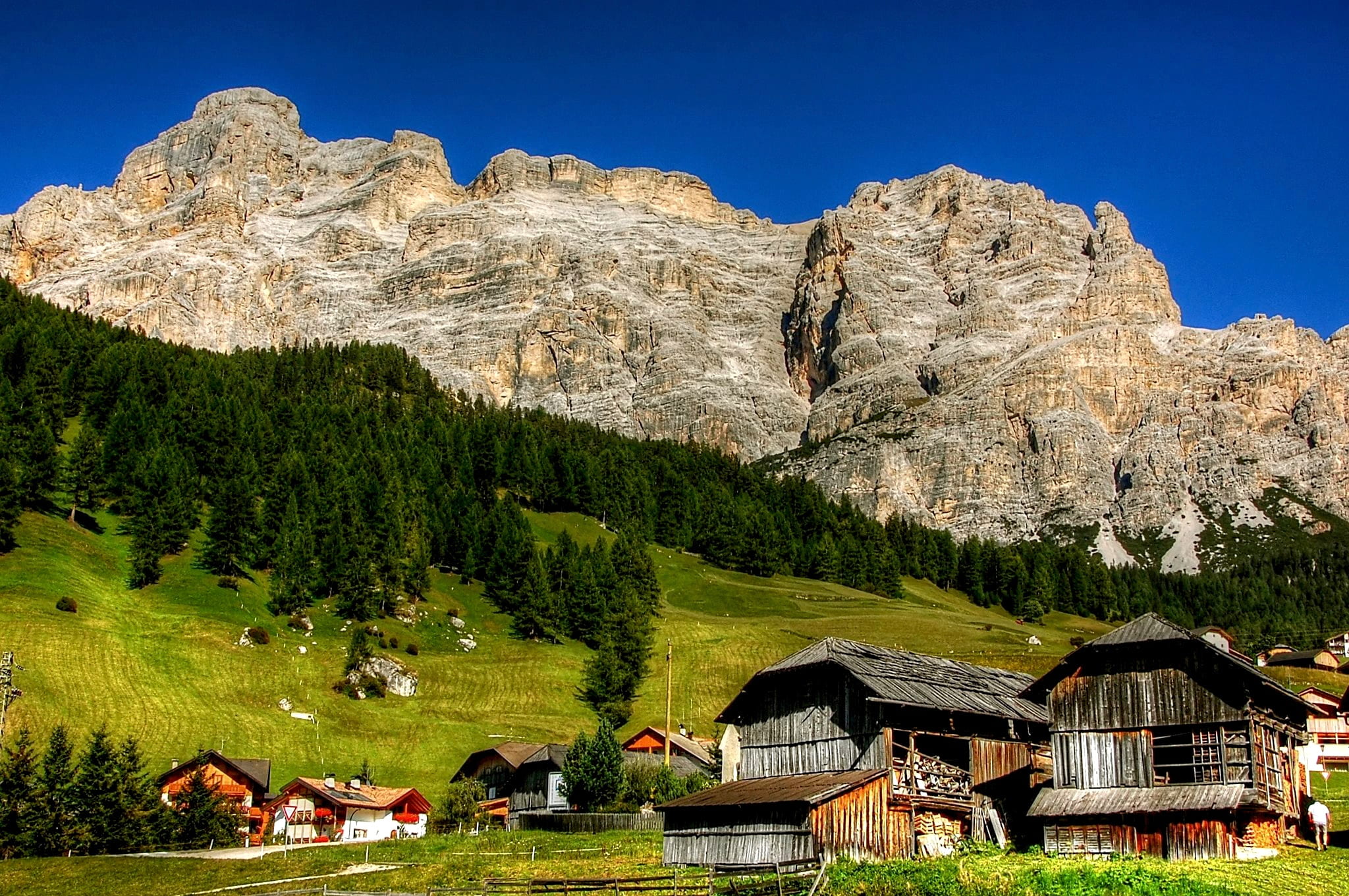 dolomites, mountains, italy, south tyrol, alpine, view, nature