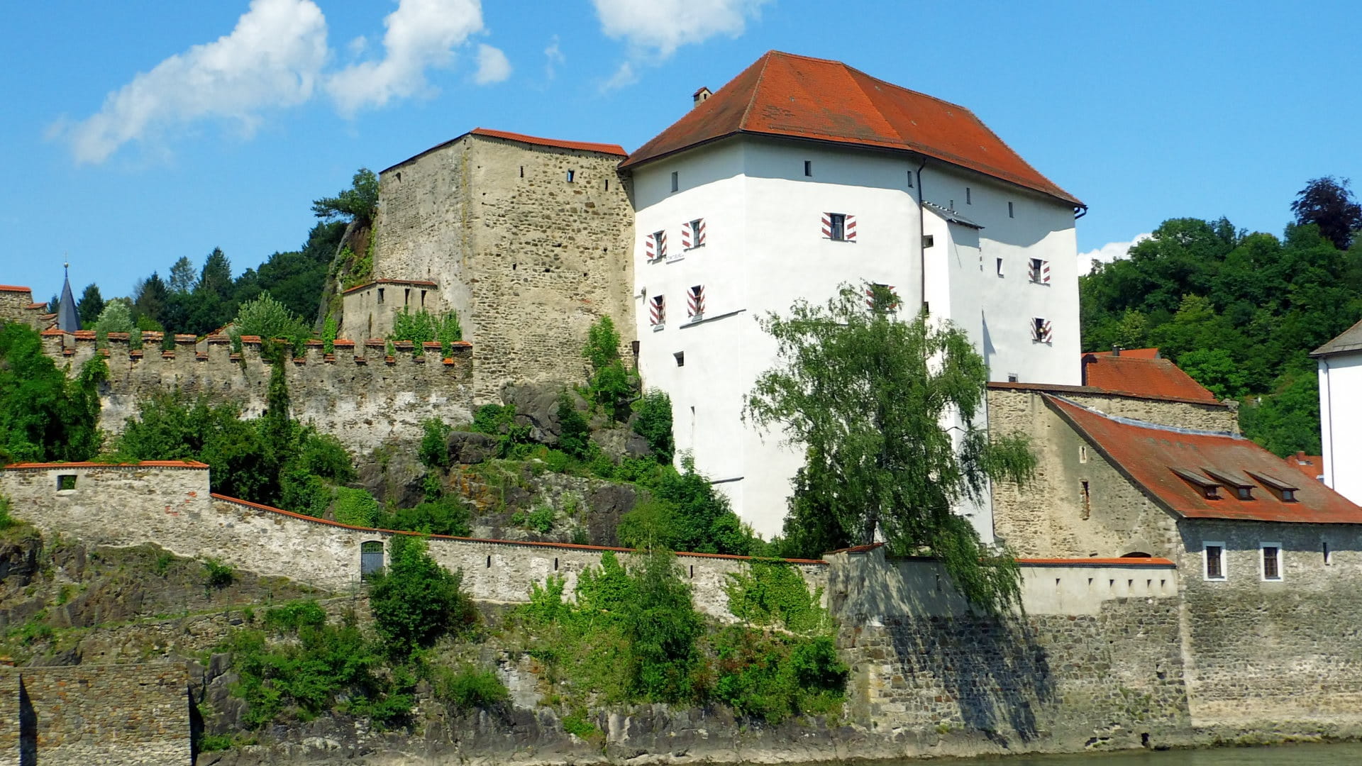 Castle, Passau, Architecture, Fortress, building, danube, building exterior