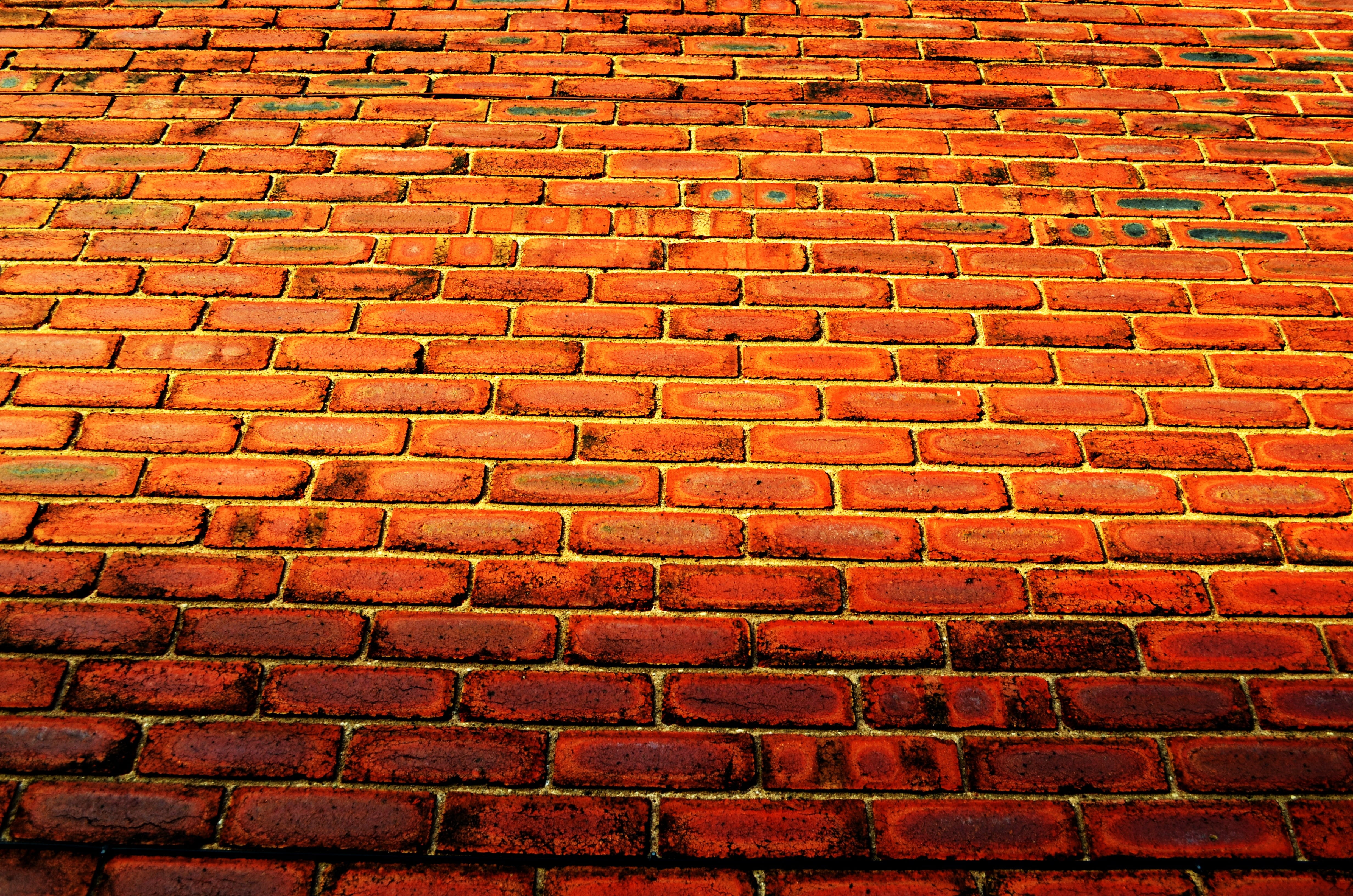 red, brick, wall, background, macro, material, architecture