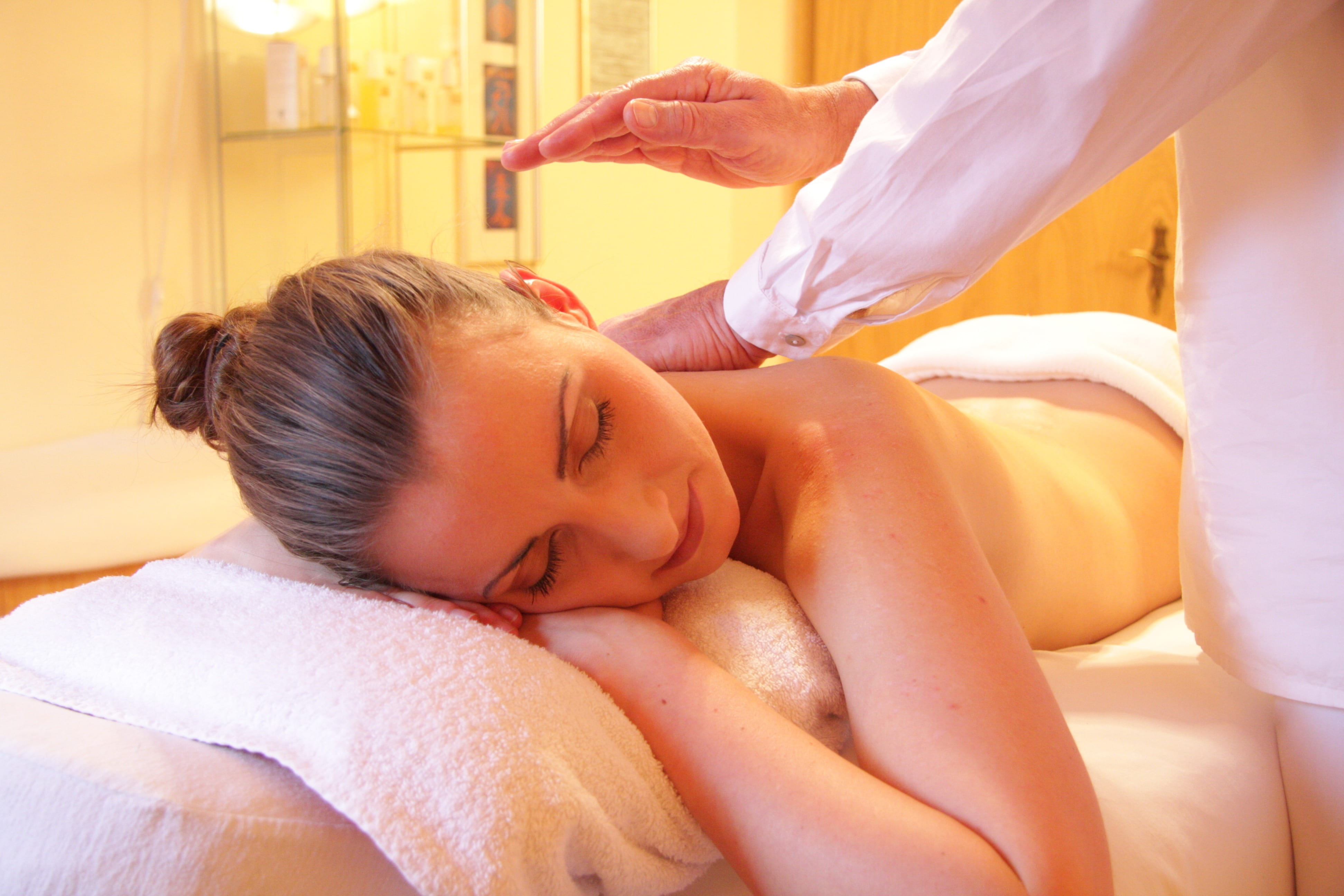 woman having back massage, wellness, relax, relaxing, spa, women