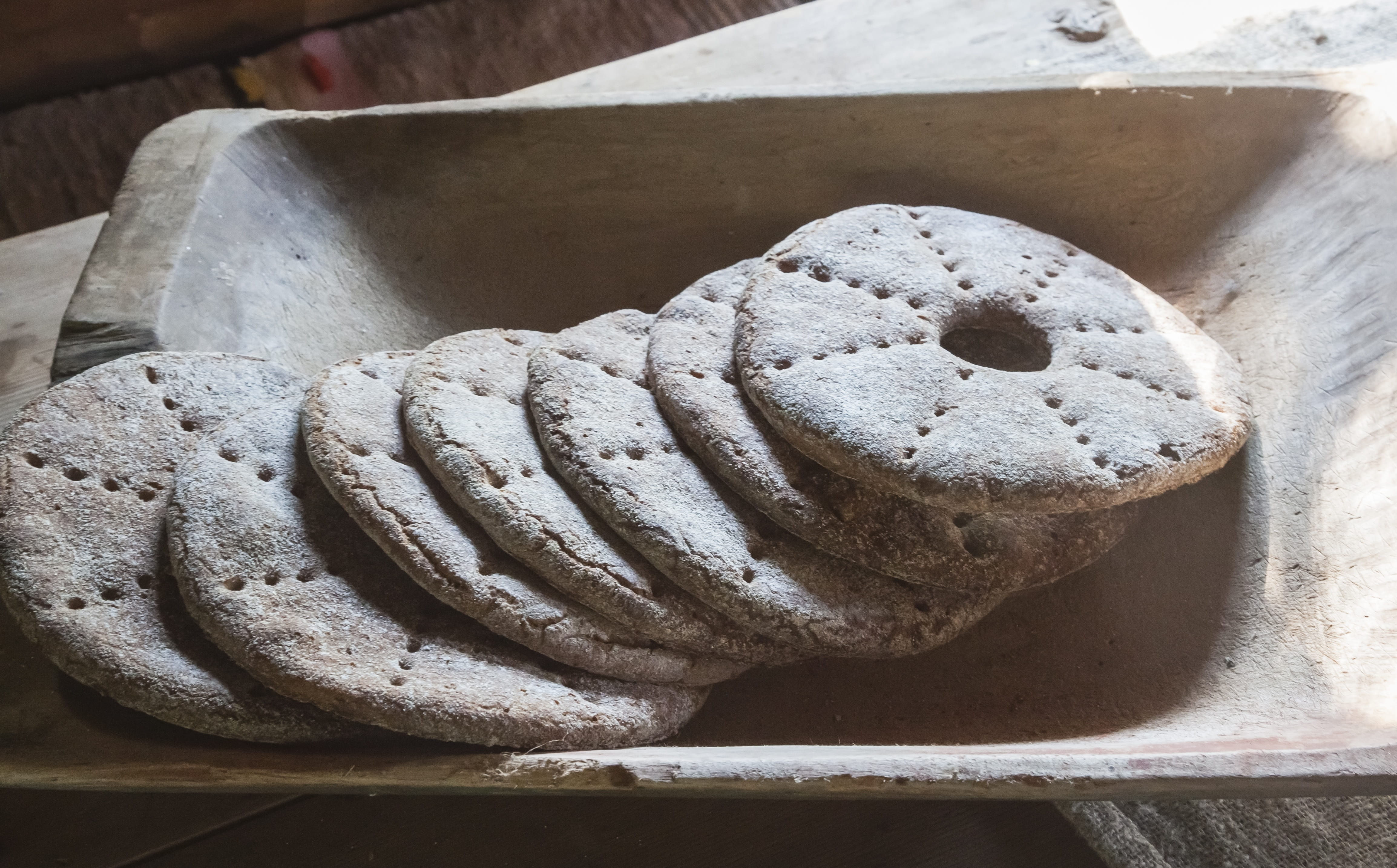 Rye Bread, Breads, Hole, patterning, sour bread, trough, museum