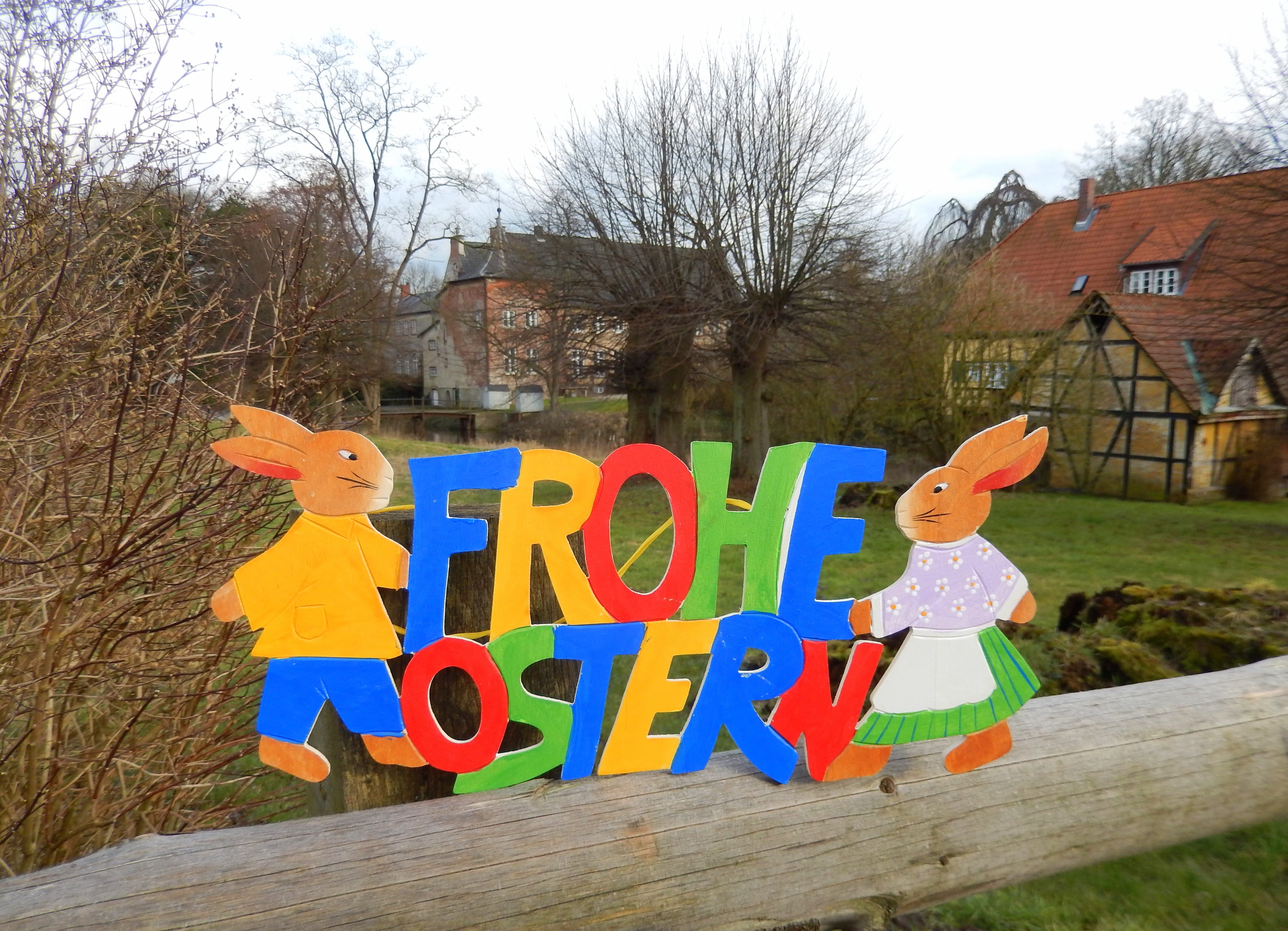 Happy Easter, Easter, Rabbit, Spring, easter greeting, easter decorations
