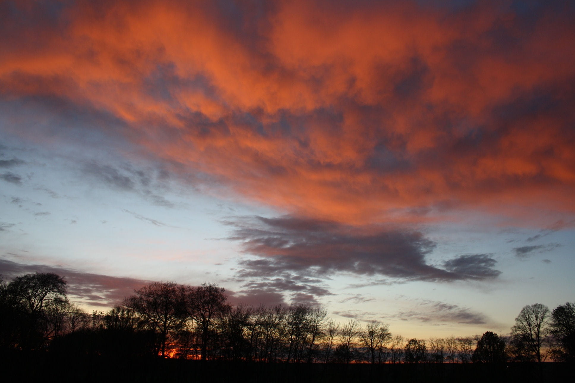clouds, evening, red clouds, red sky, dramatic, landscape, cloud - sky
