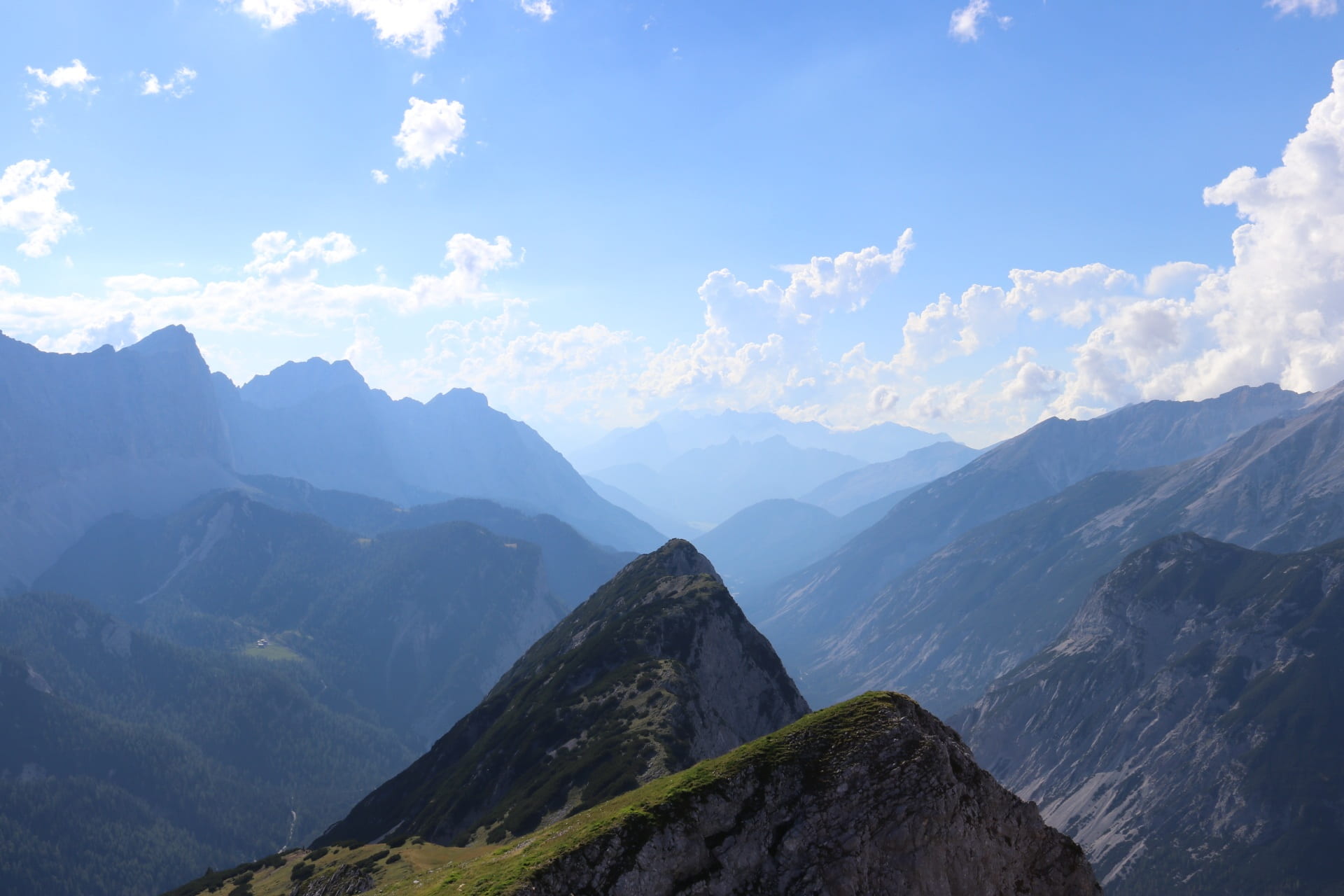 sunntiger, alpine, hike, mountain, sky, cloud - sky, mountain range
