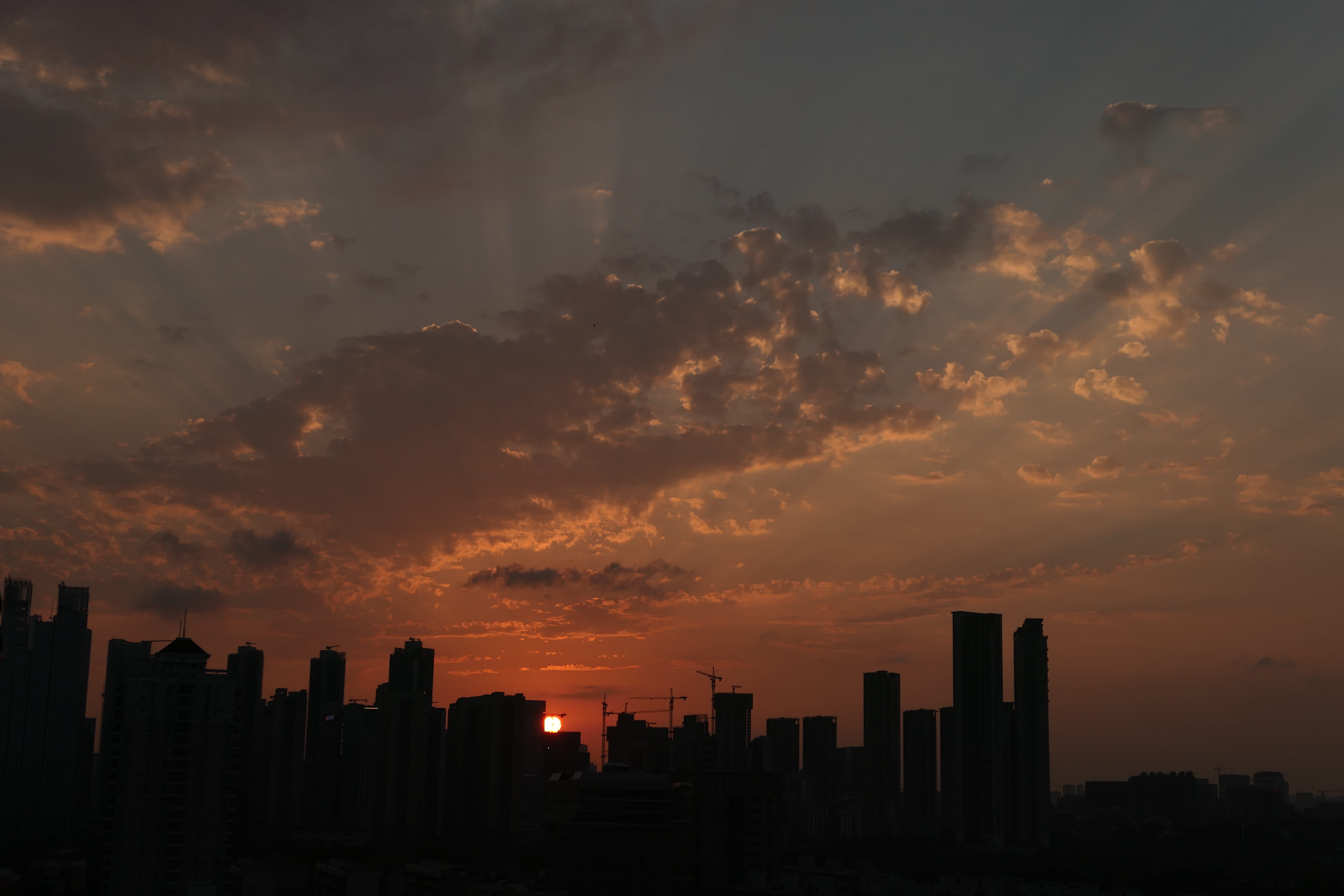 Free download | HD wallpaper: east, asia, city, life, shenzhen, sunset ...