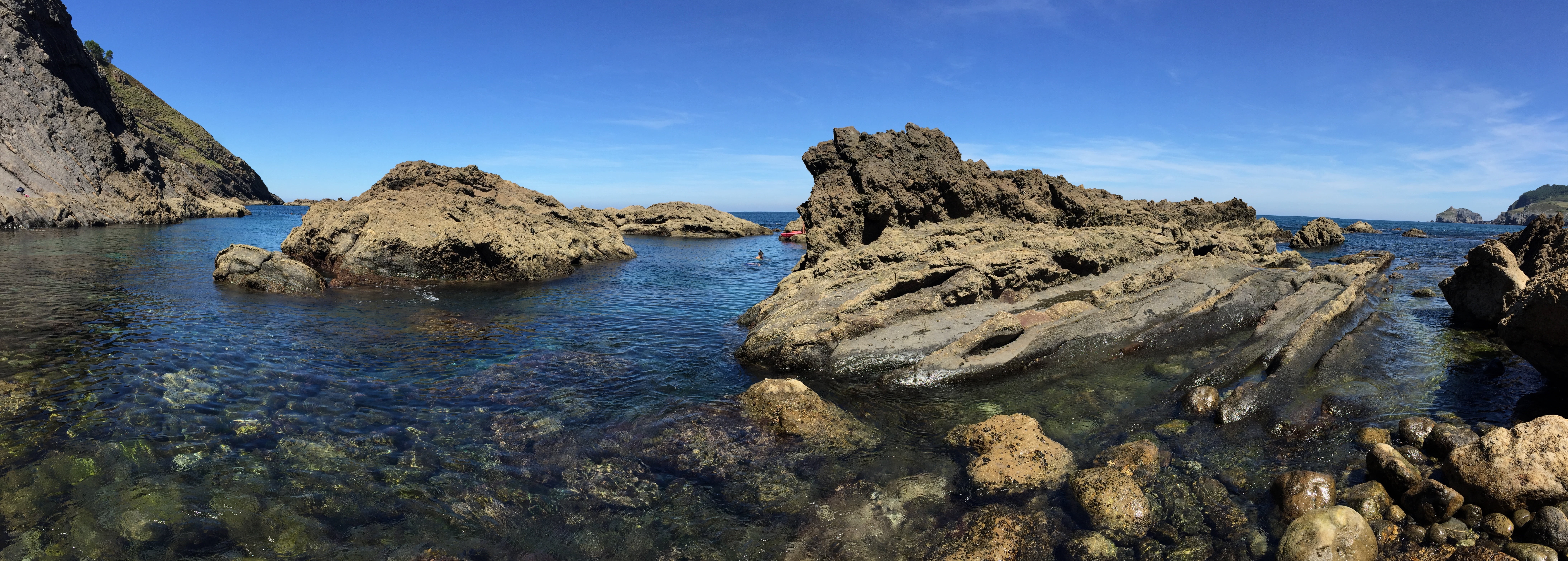 ocean, transparency, nature, rock, rock - object, solid, water