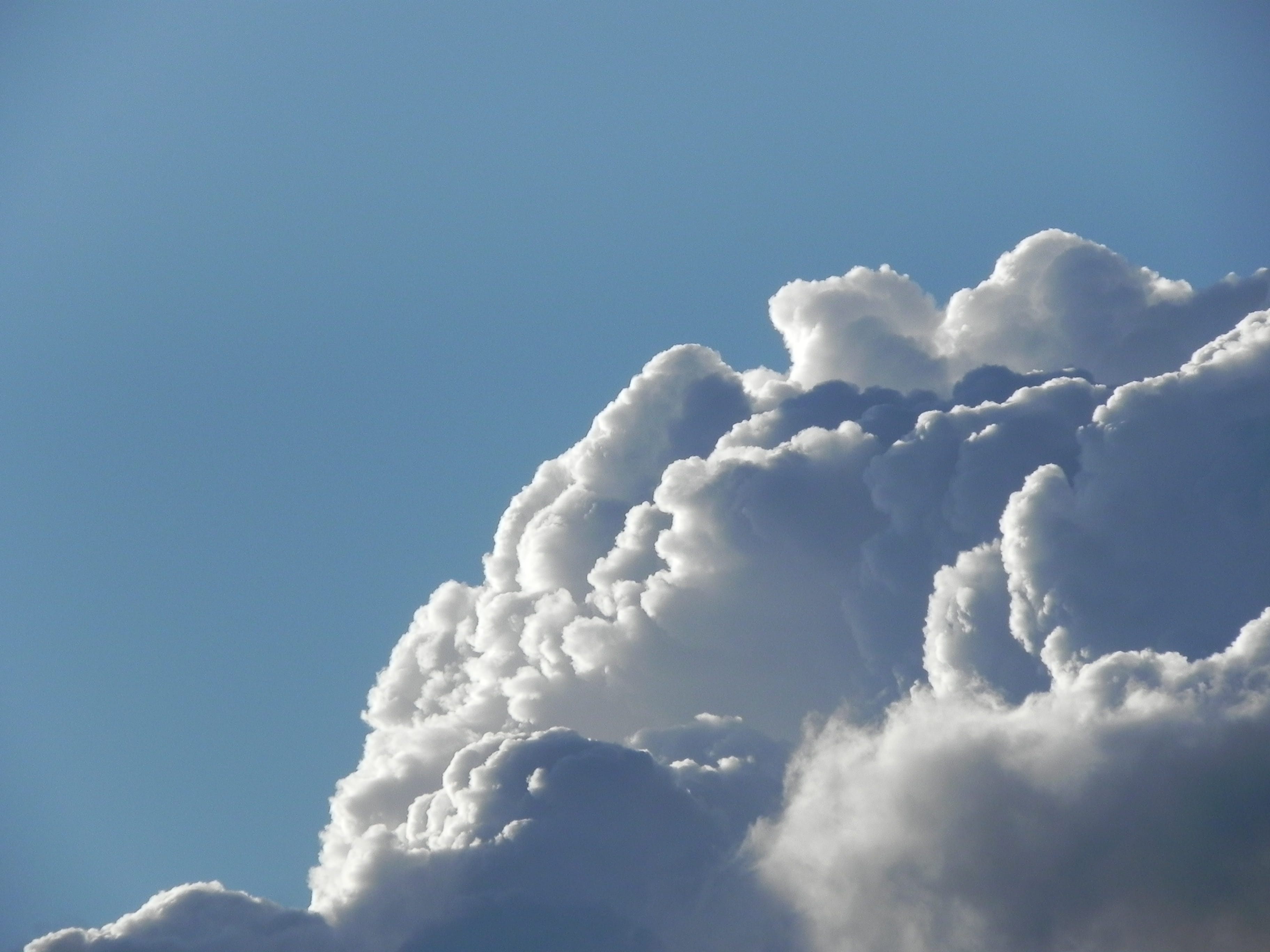 Clouds, Blue, Sky, cloud - sky, weather, cloudscape, softness