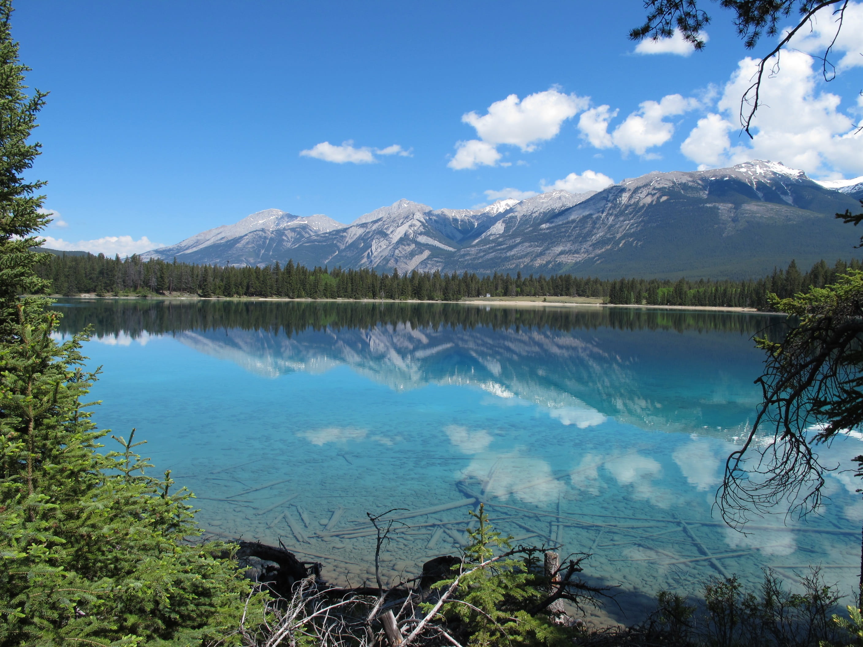 Landscape Reflection, Lake Reflection, mountain, nature, sky