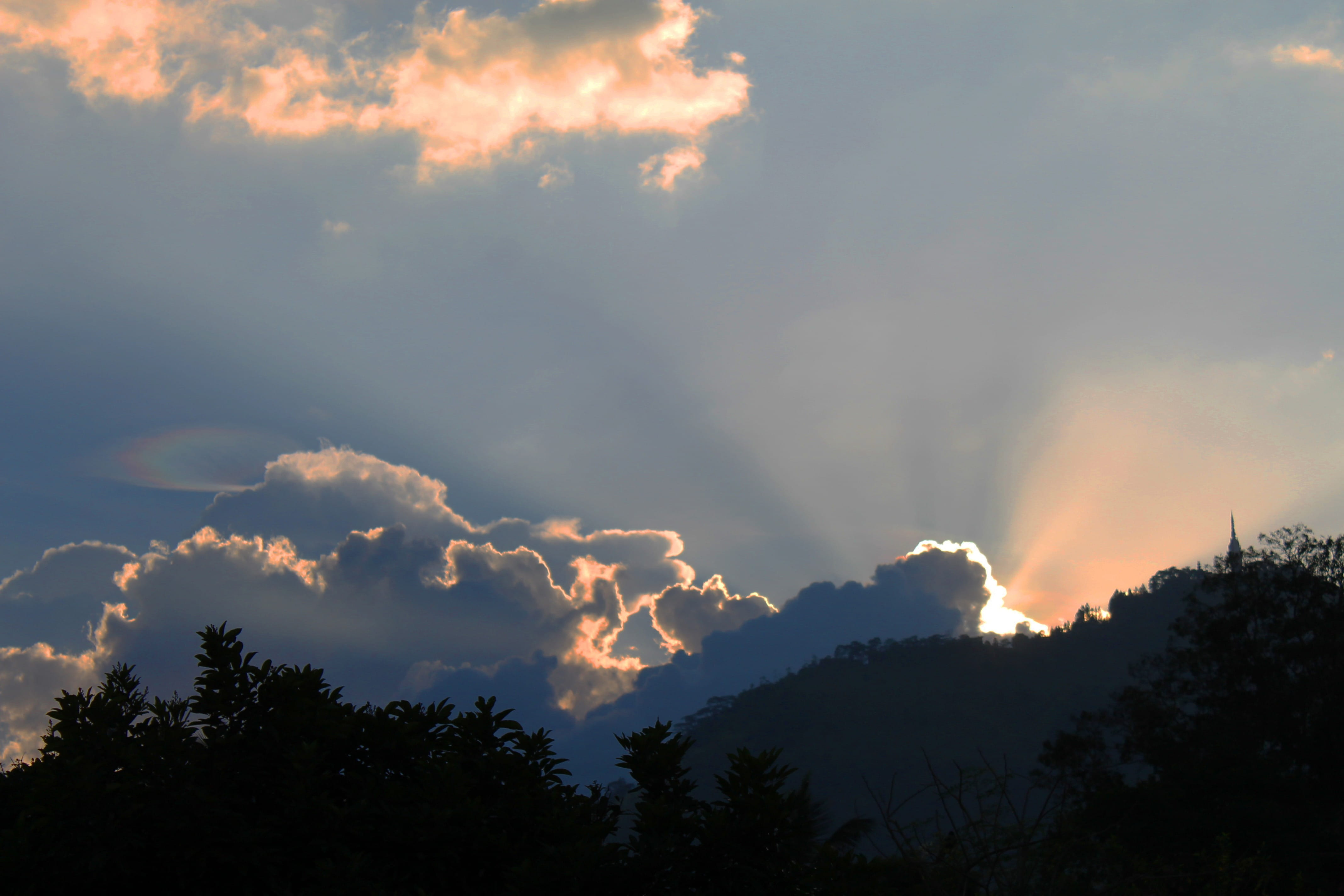 Sunset, Landscape, Clouds, Outdoors, sky, scenic, tranquil