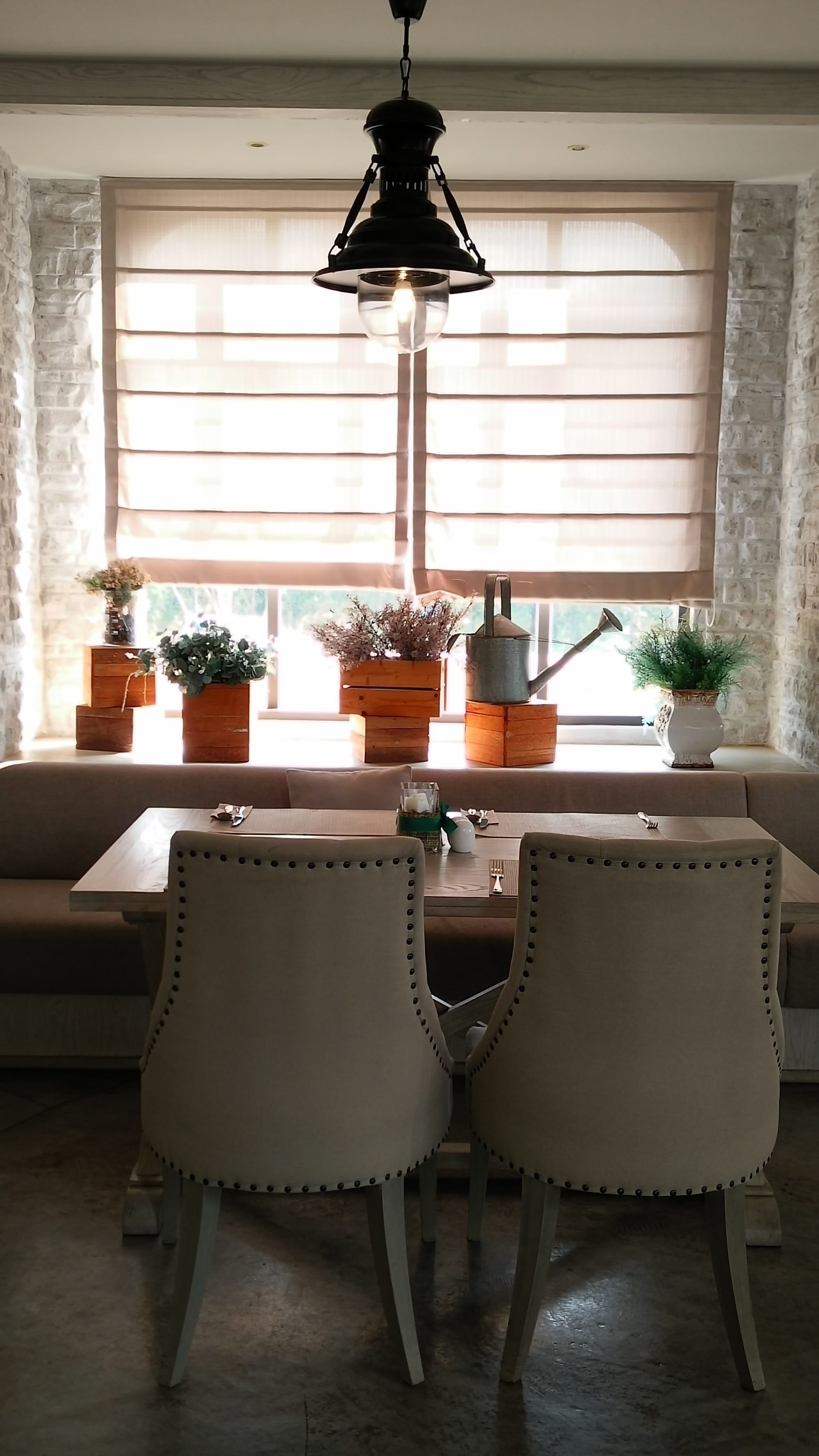 Restaurant, Interior, Window, Dressing, window blind, indoors