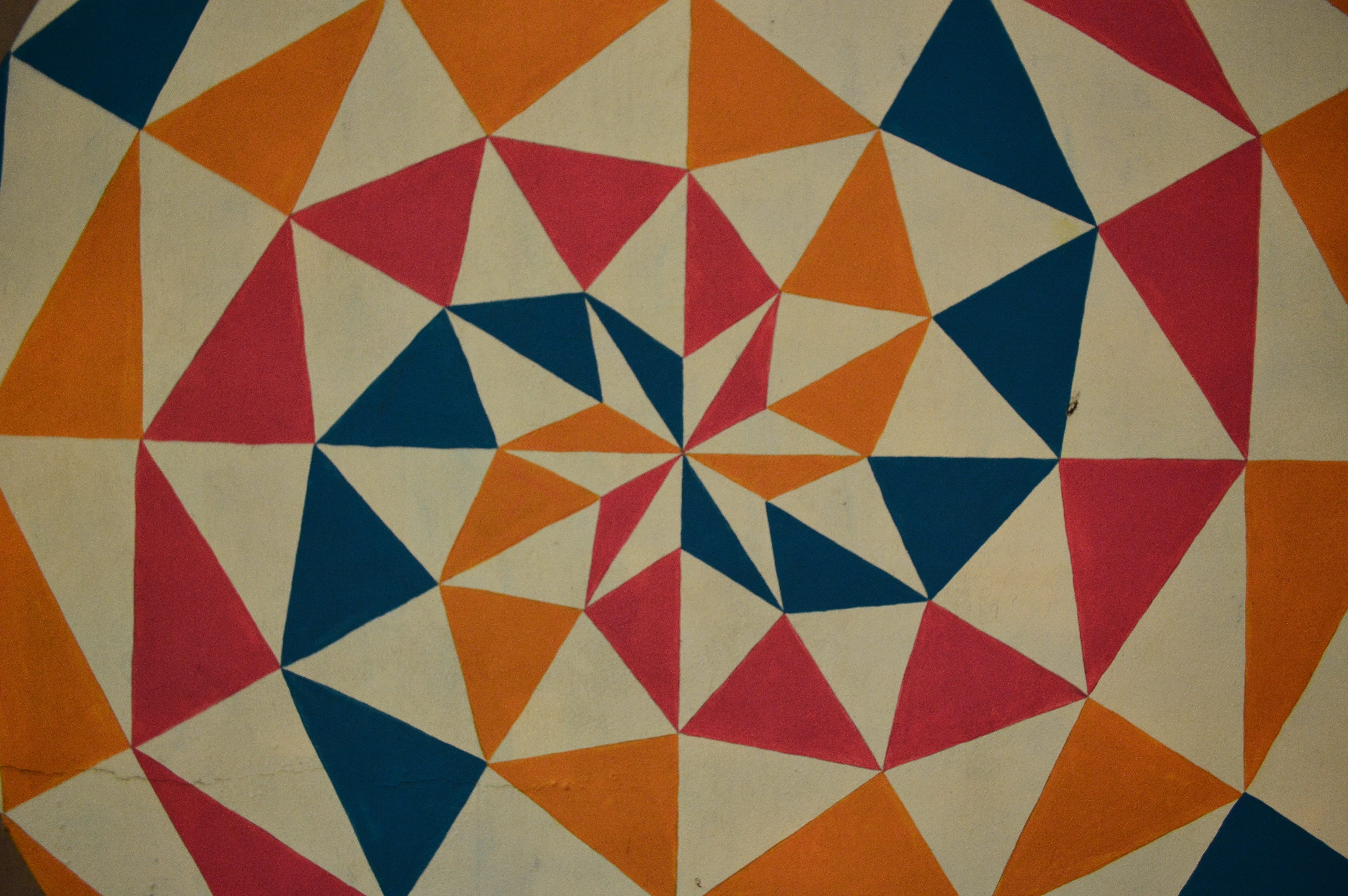 pattern, colors, design, texture, shape, multi colored, triangle shape