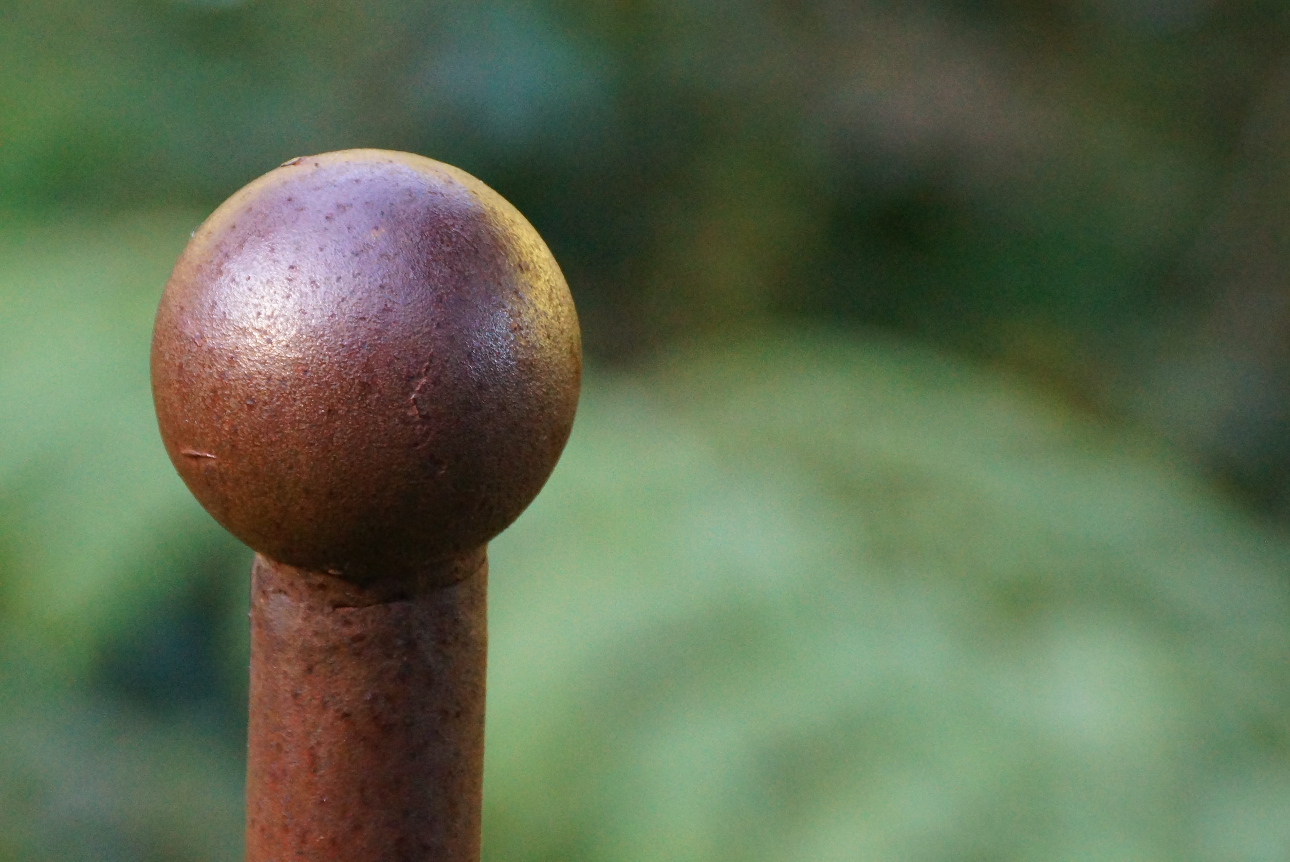rustic, pole, nature, solid, close-up, focus on foreground