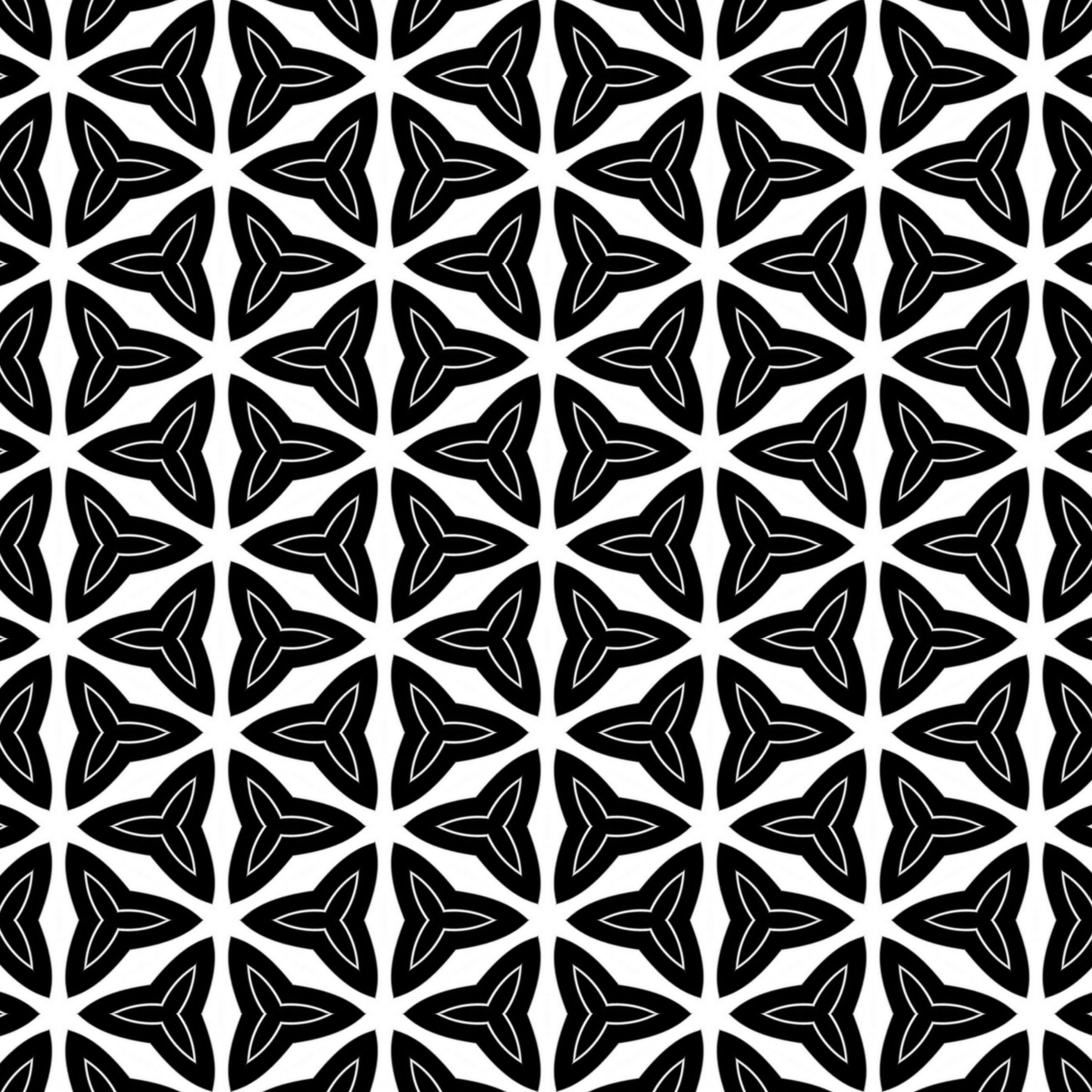 Pattern, Background, black and white pattern, black and white background