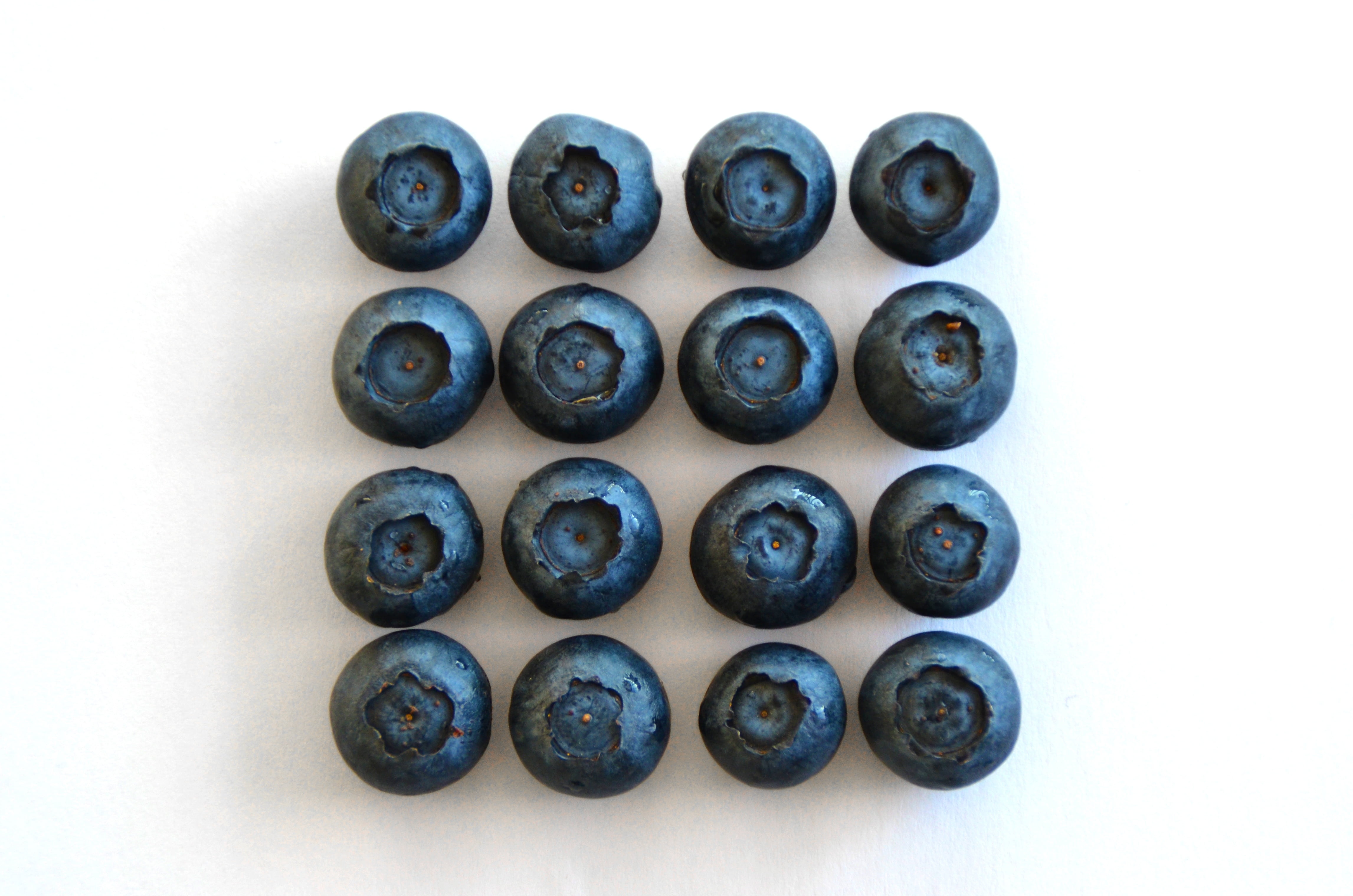 sixteen blueberries, blue berries, rhythm, repetition, fruit
