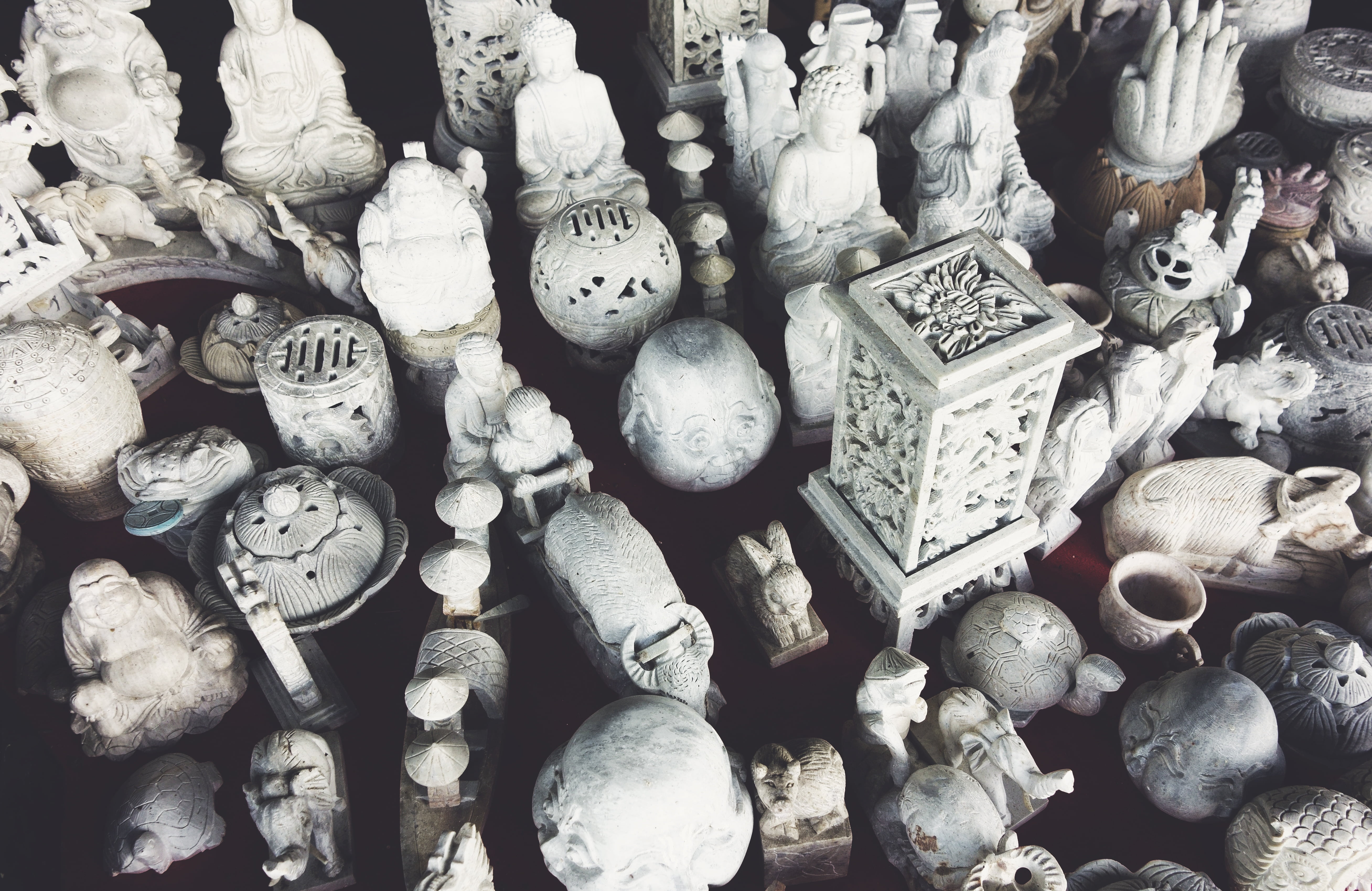 buddhism, statutes, objects, sculptures, religion, religious