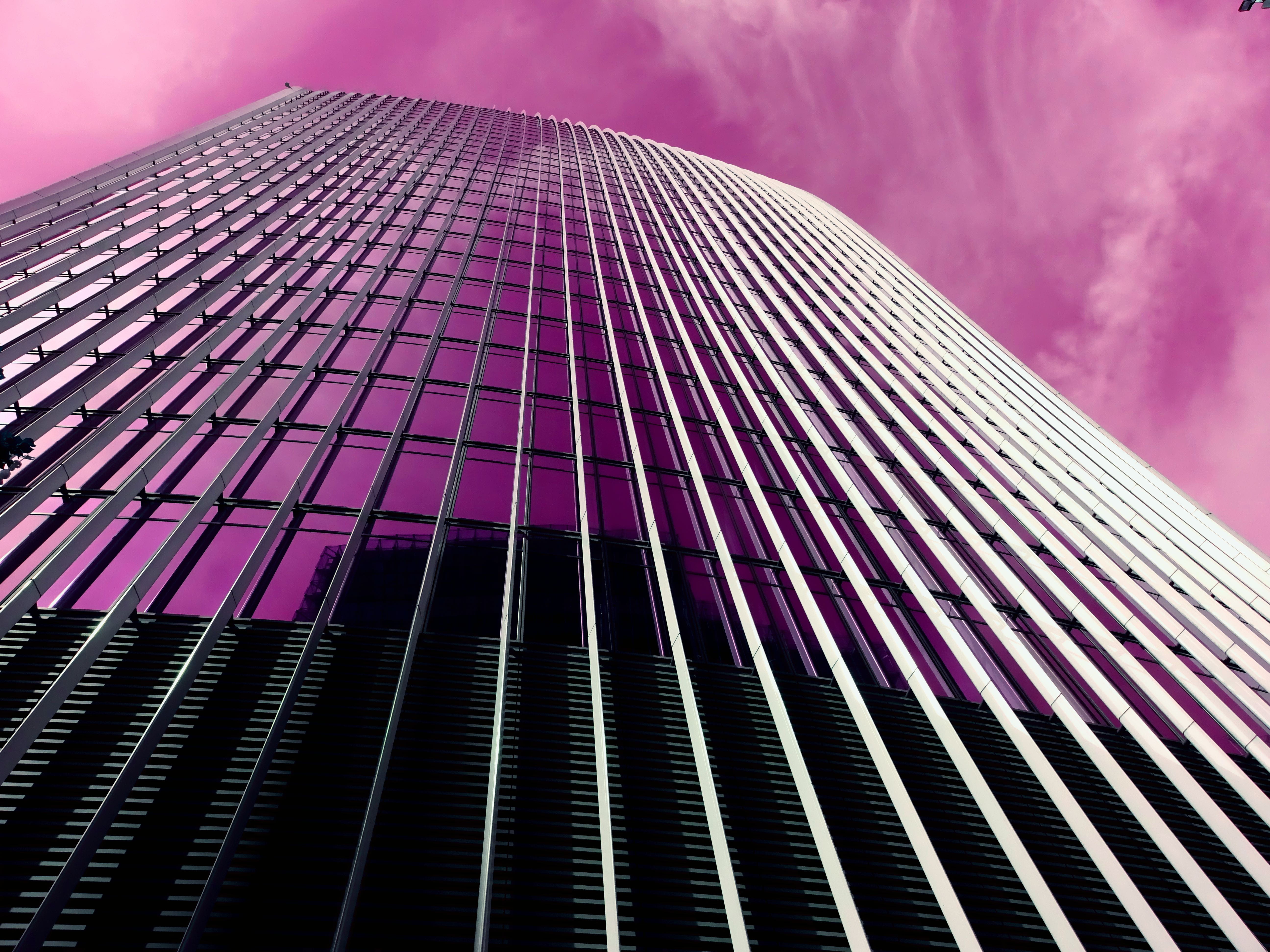 building, architecture, skyscraper, perspective, low angle shot