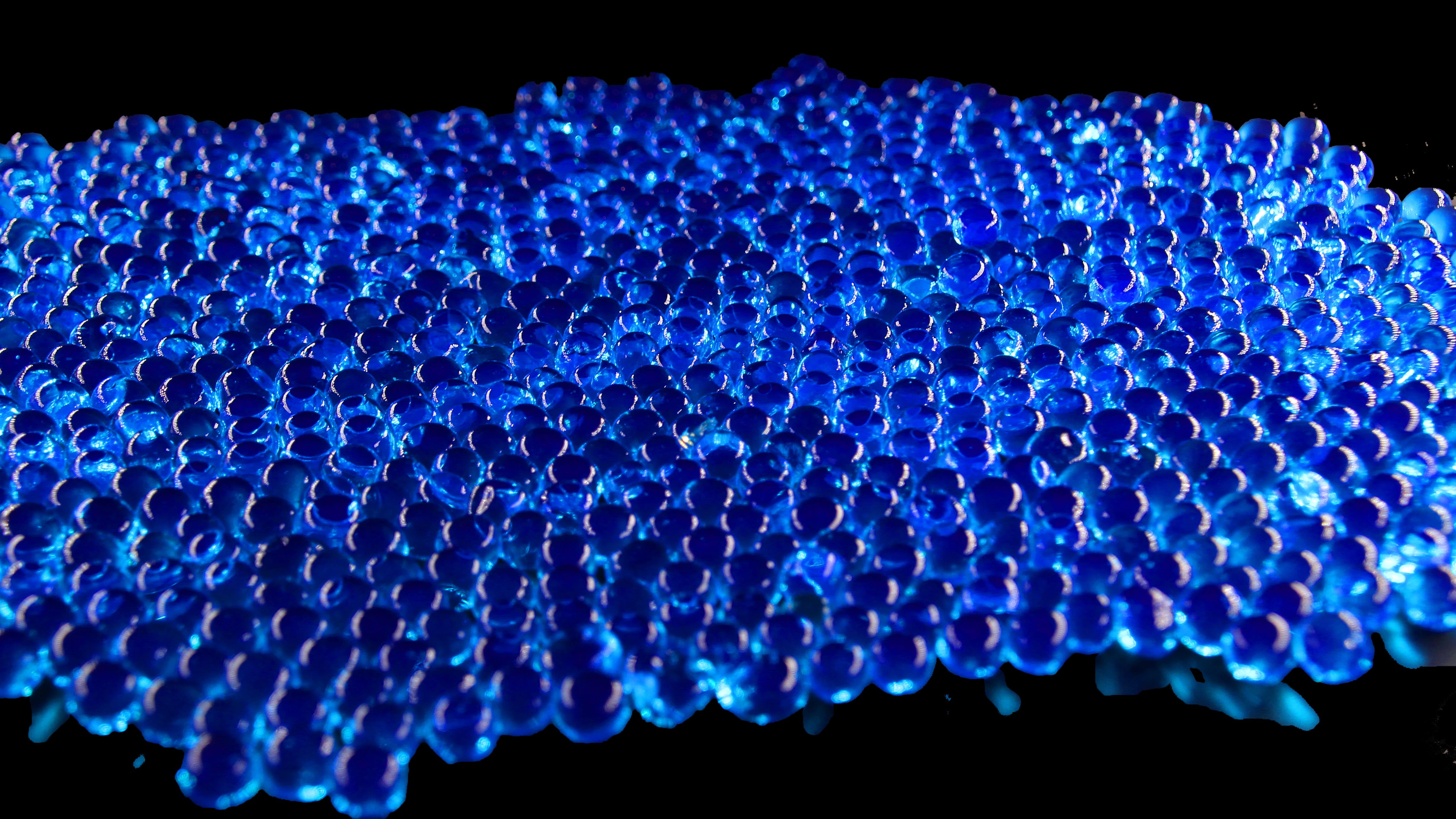 background, blue, water, close-up, black background, pattern
