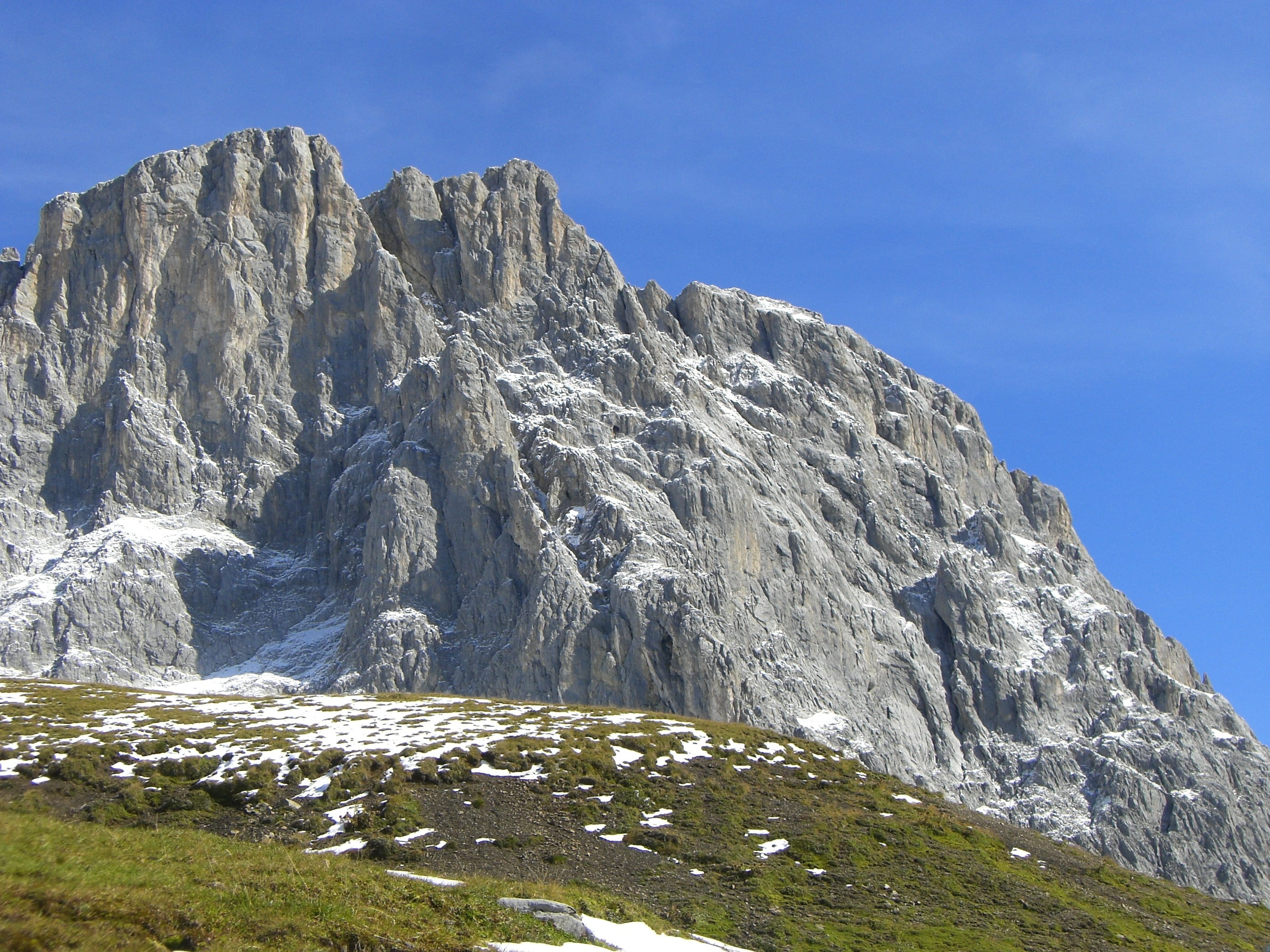Mountains, Snow, Solid, Rock, nature, outdoors, rock - object