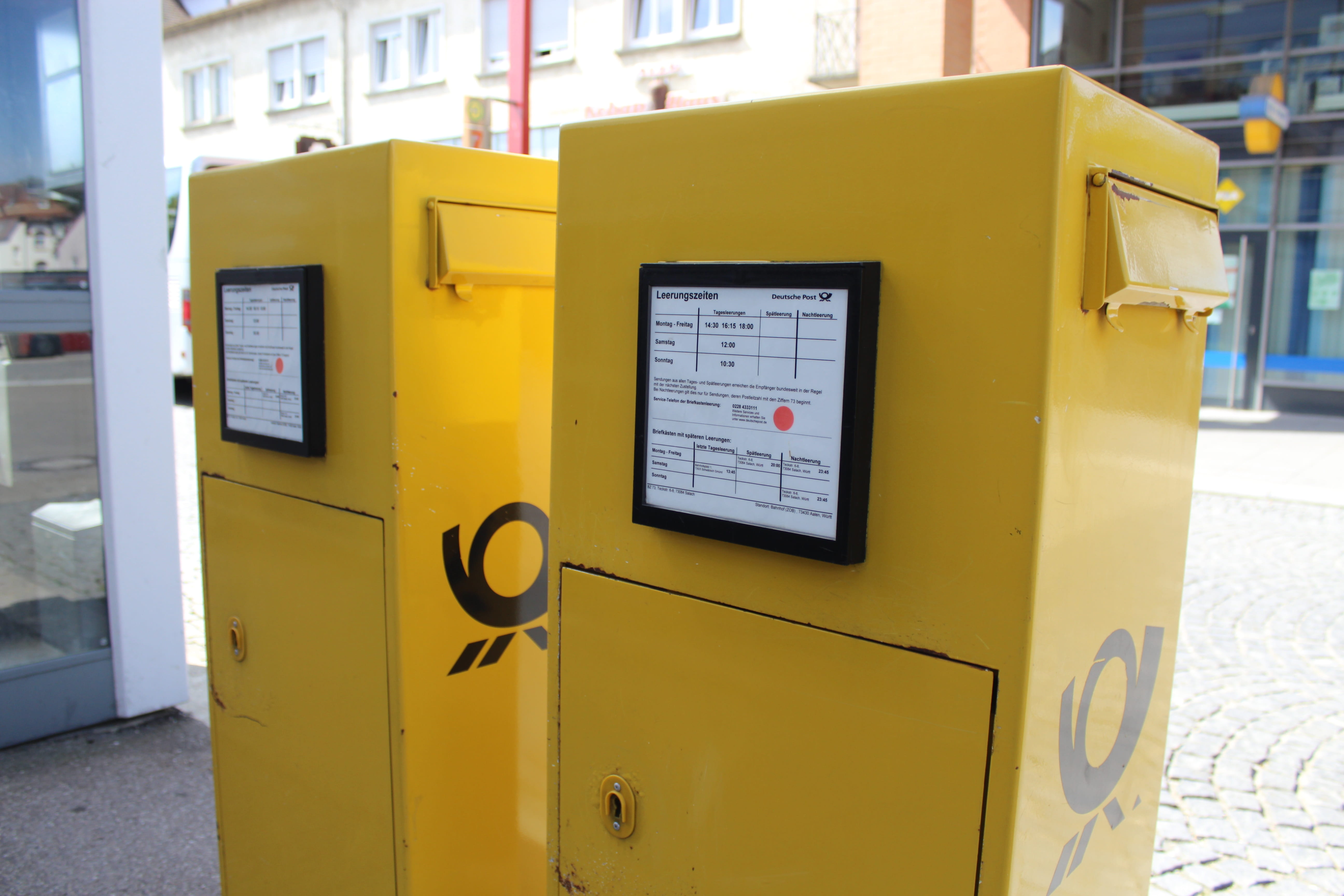 mailbox, post, letter boxes, post mail box, send, deutsche post