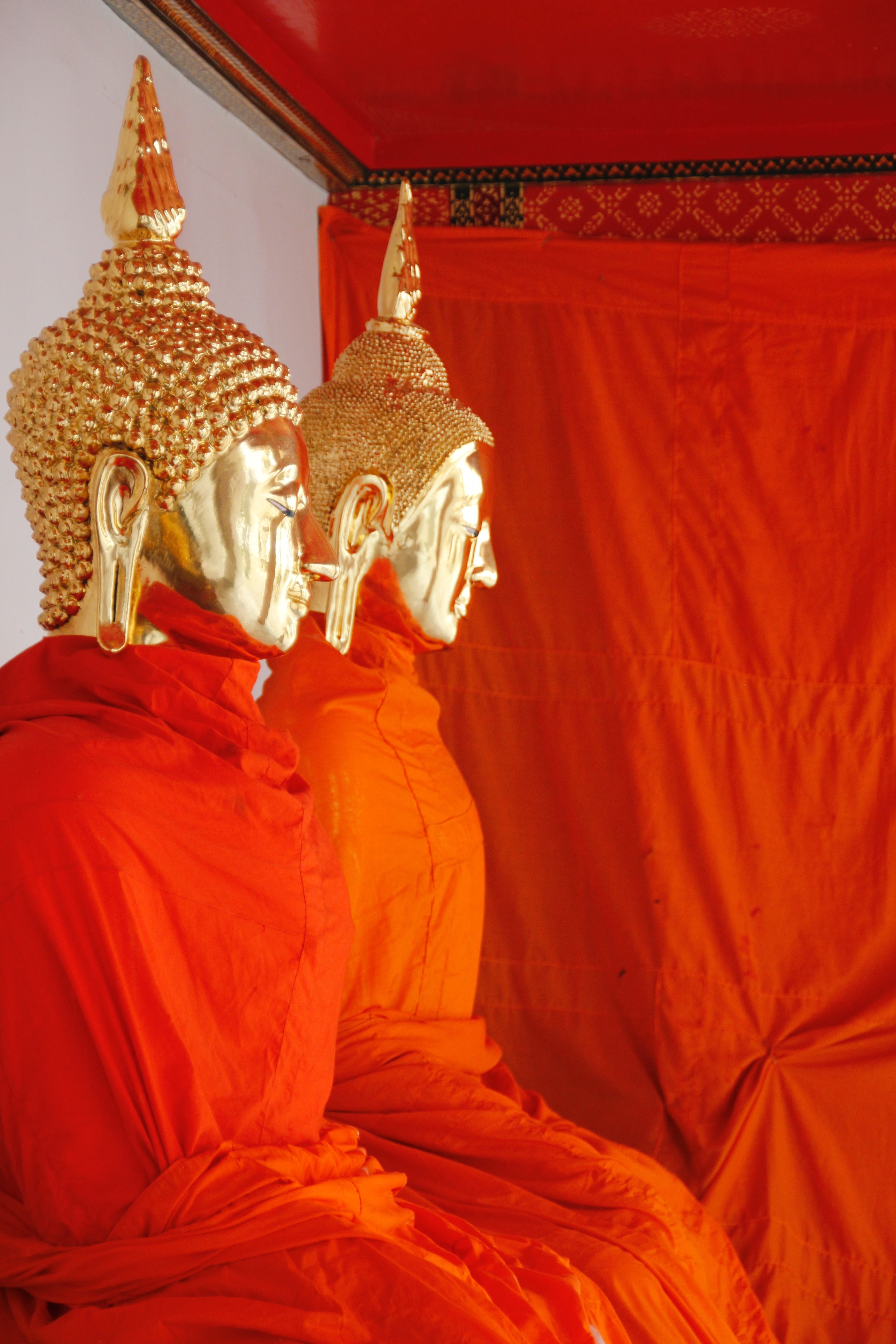 Bangkok, Buddha, Gold, Meditation, buddhism, thailand, asia