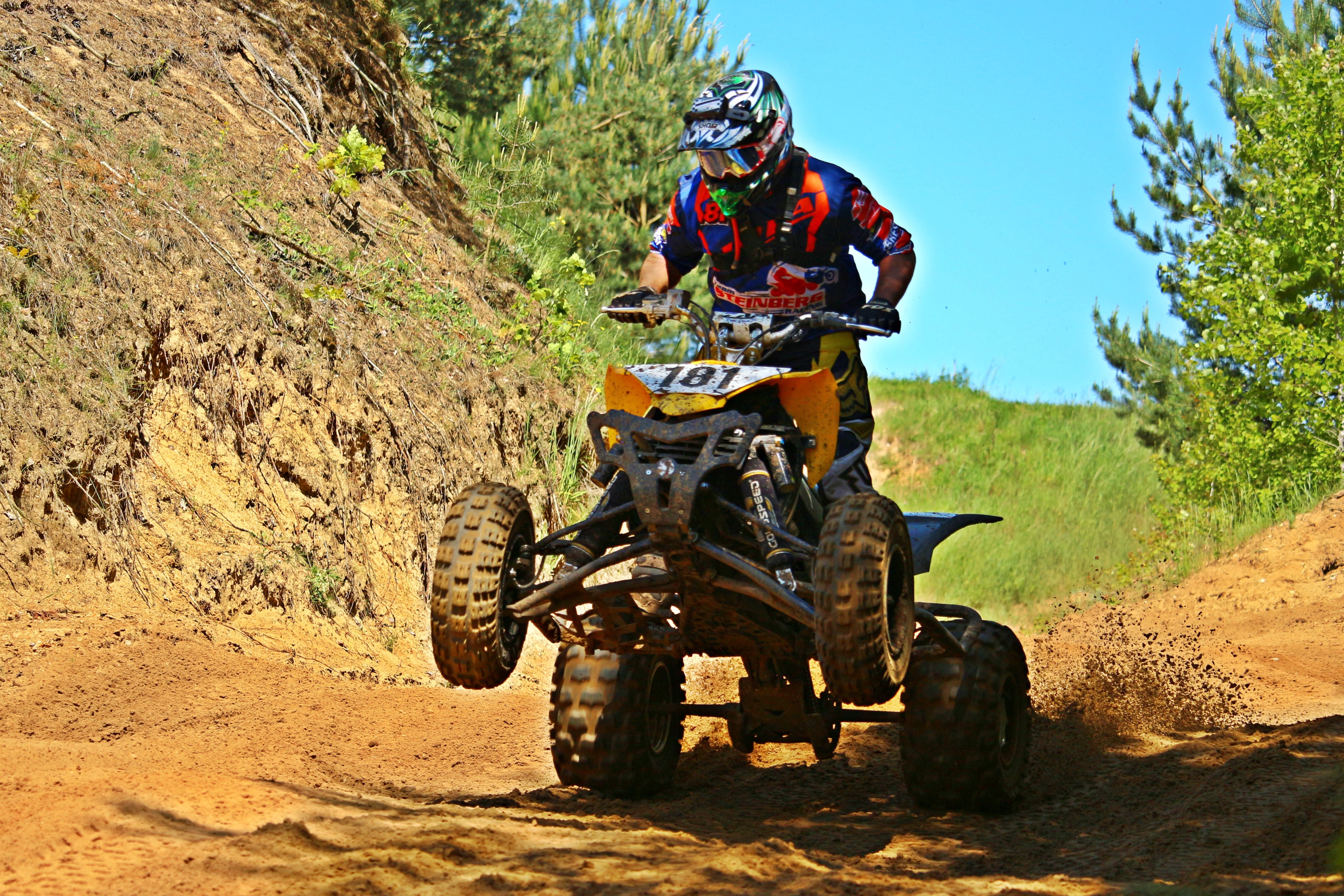 quad, motocross, enduro, atv, race, motorcycle, all-terrain vehicle