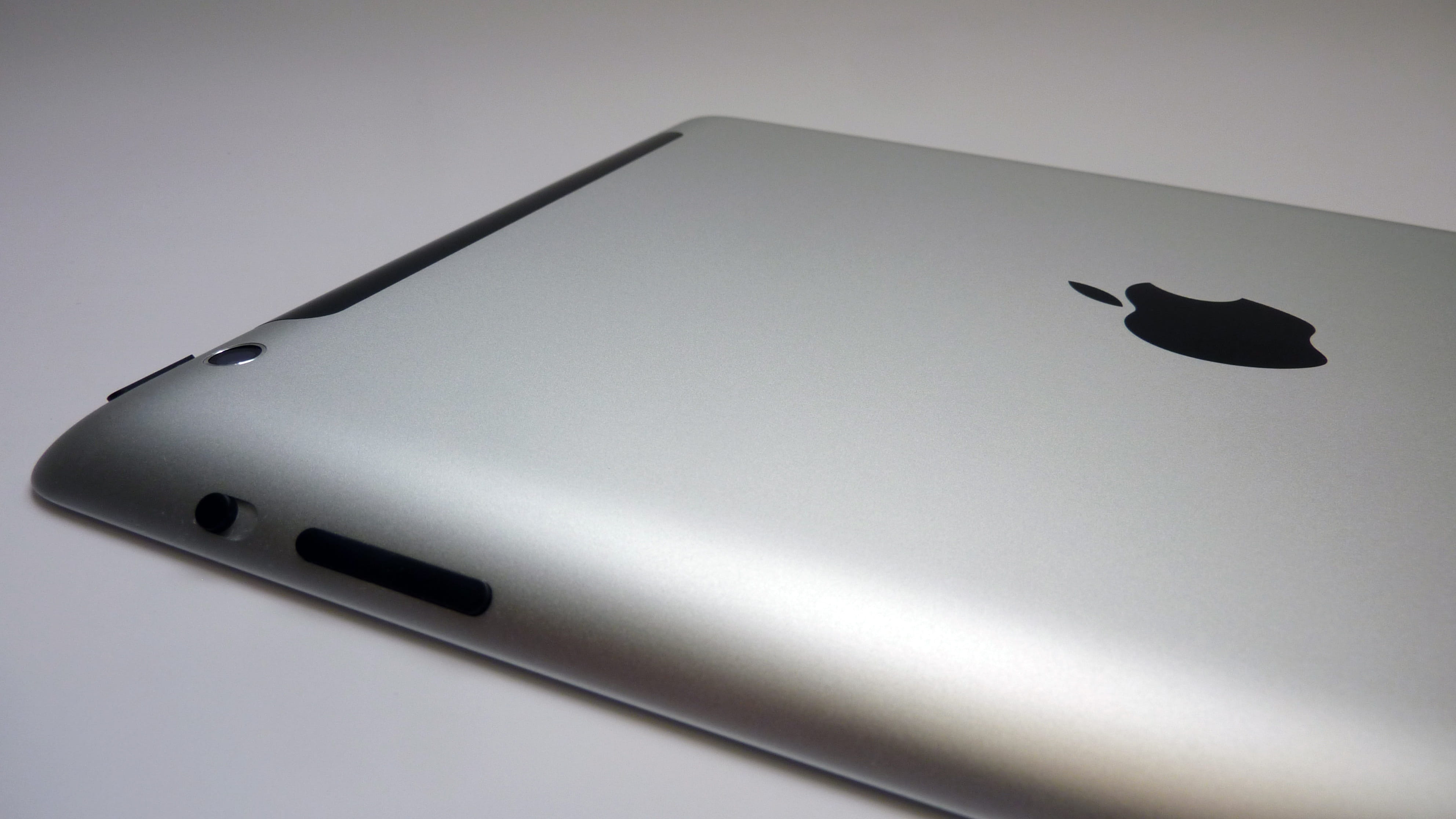 Ipad, Apple, Tablet, Touch, silver, reverse, back, studio shot