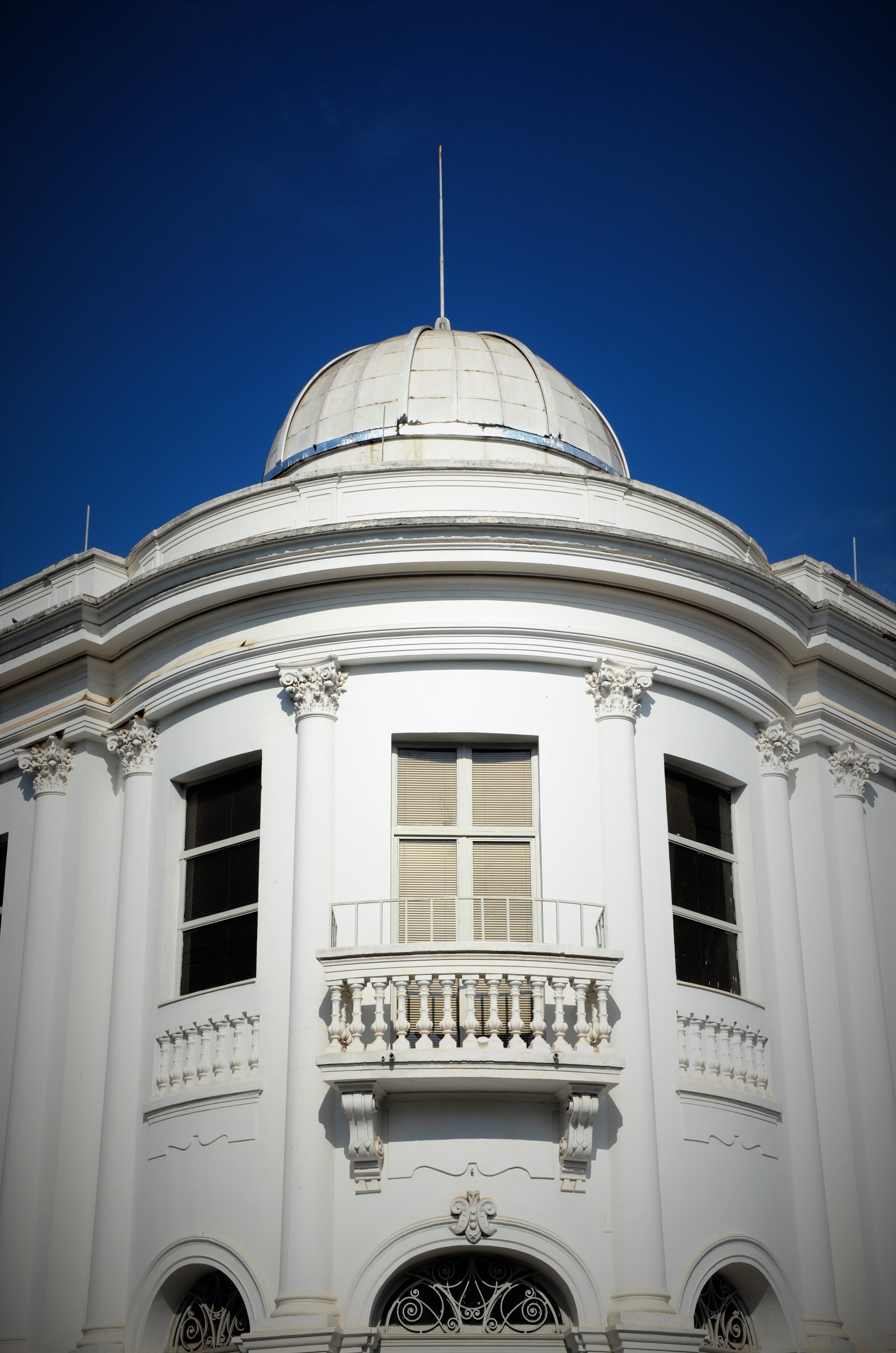 facade, old, window, architecture, building, white, balcony