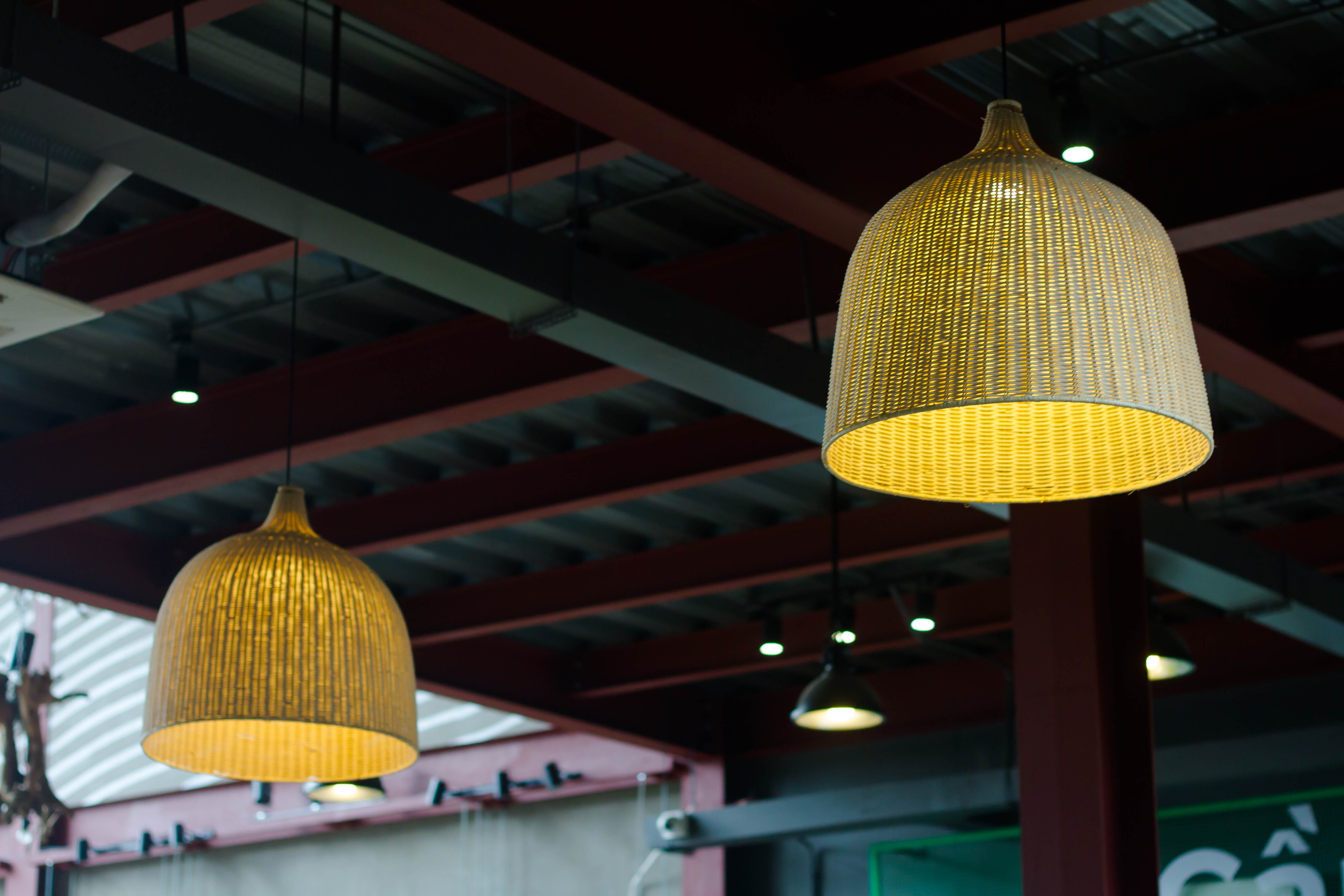 lantern, light, design, hanging, no people, built structure