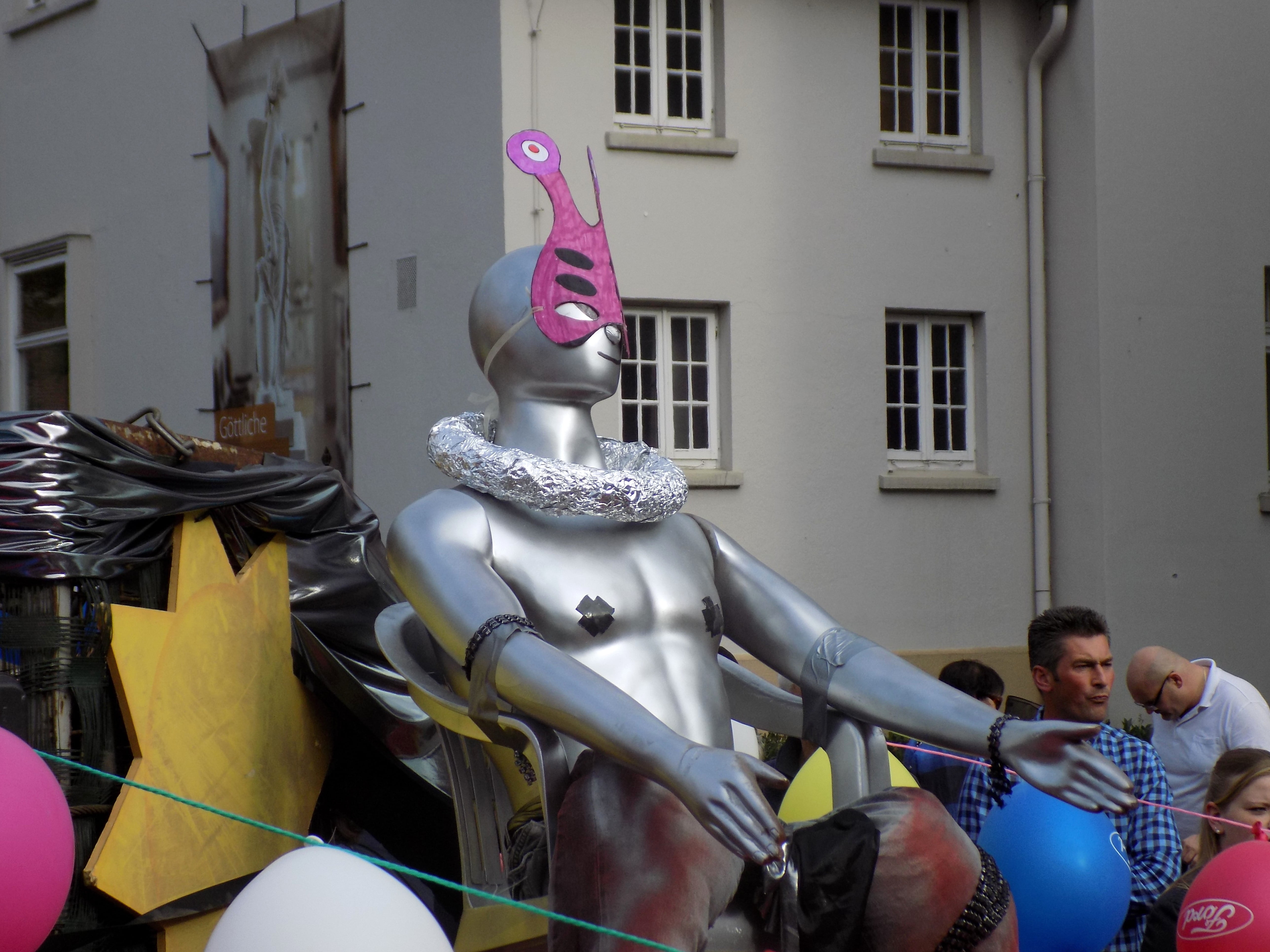 pageant, extraterrestrial, silver, doll, carnival, architecture