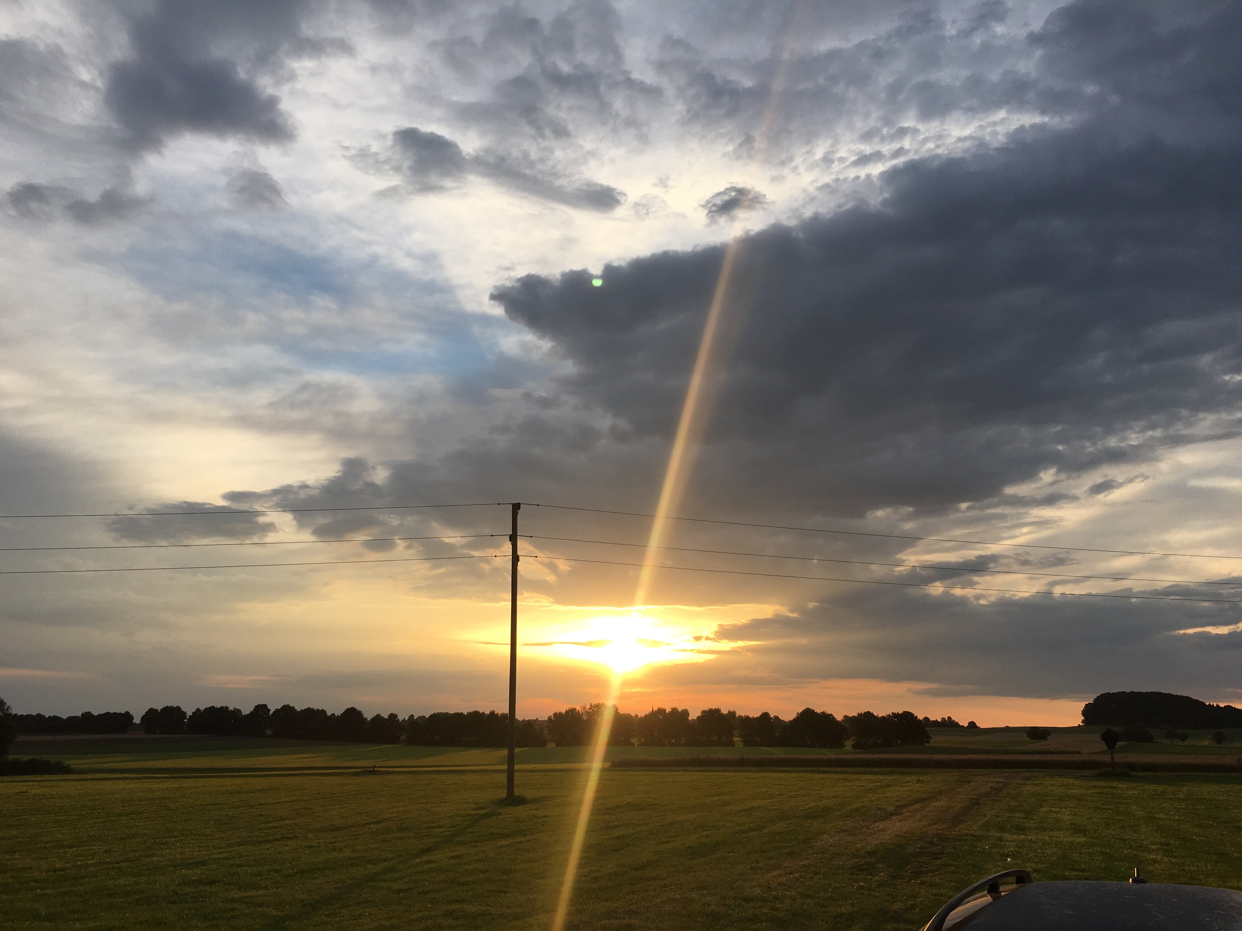 sunrise, clouds, sky, weather, sunlight, cloud - sky, sunset