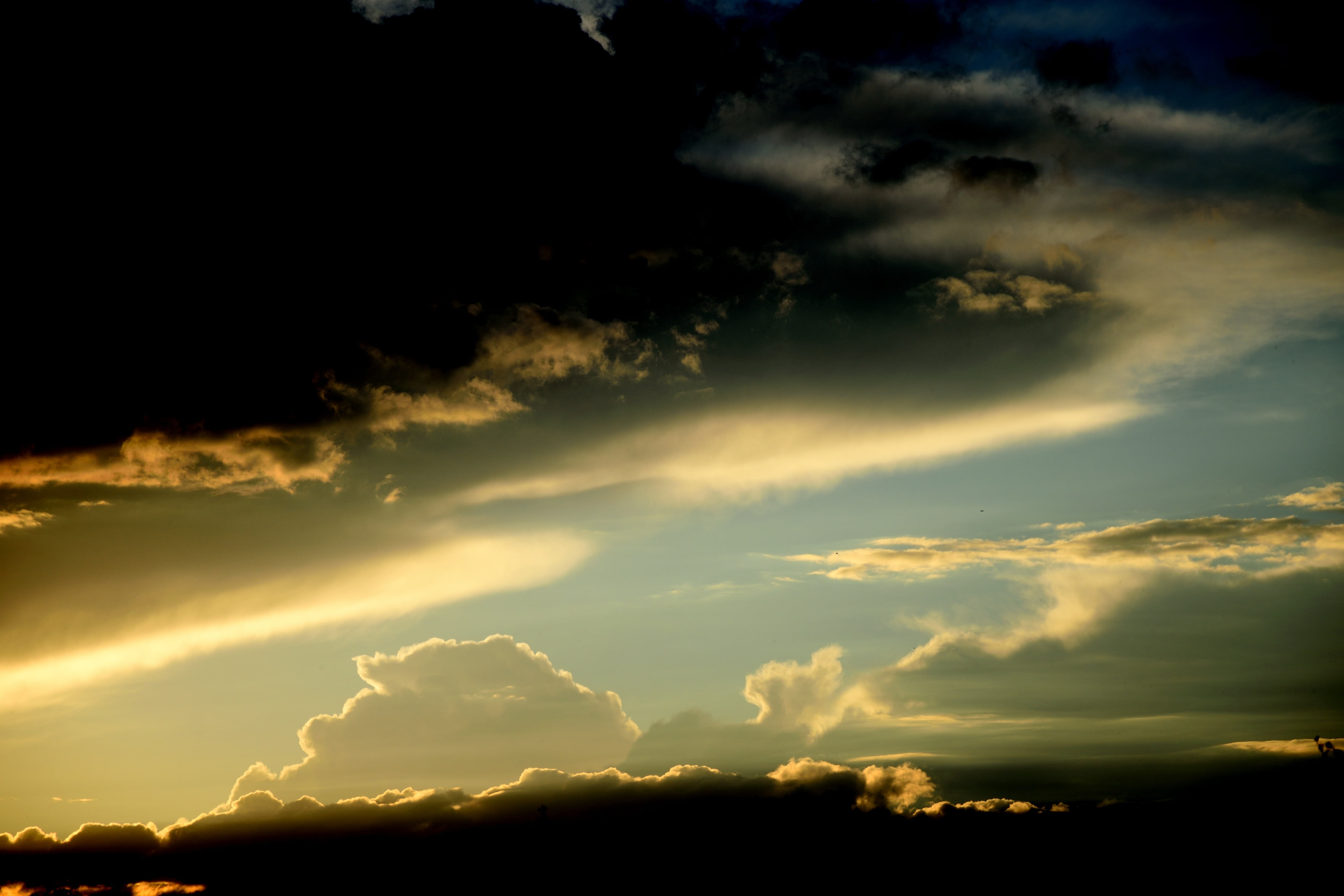 clouds, mystical, sky, background, nature, sunset, cloud - Sky