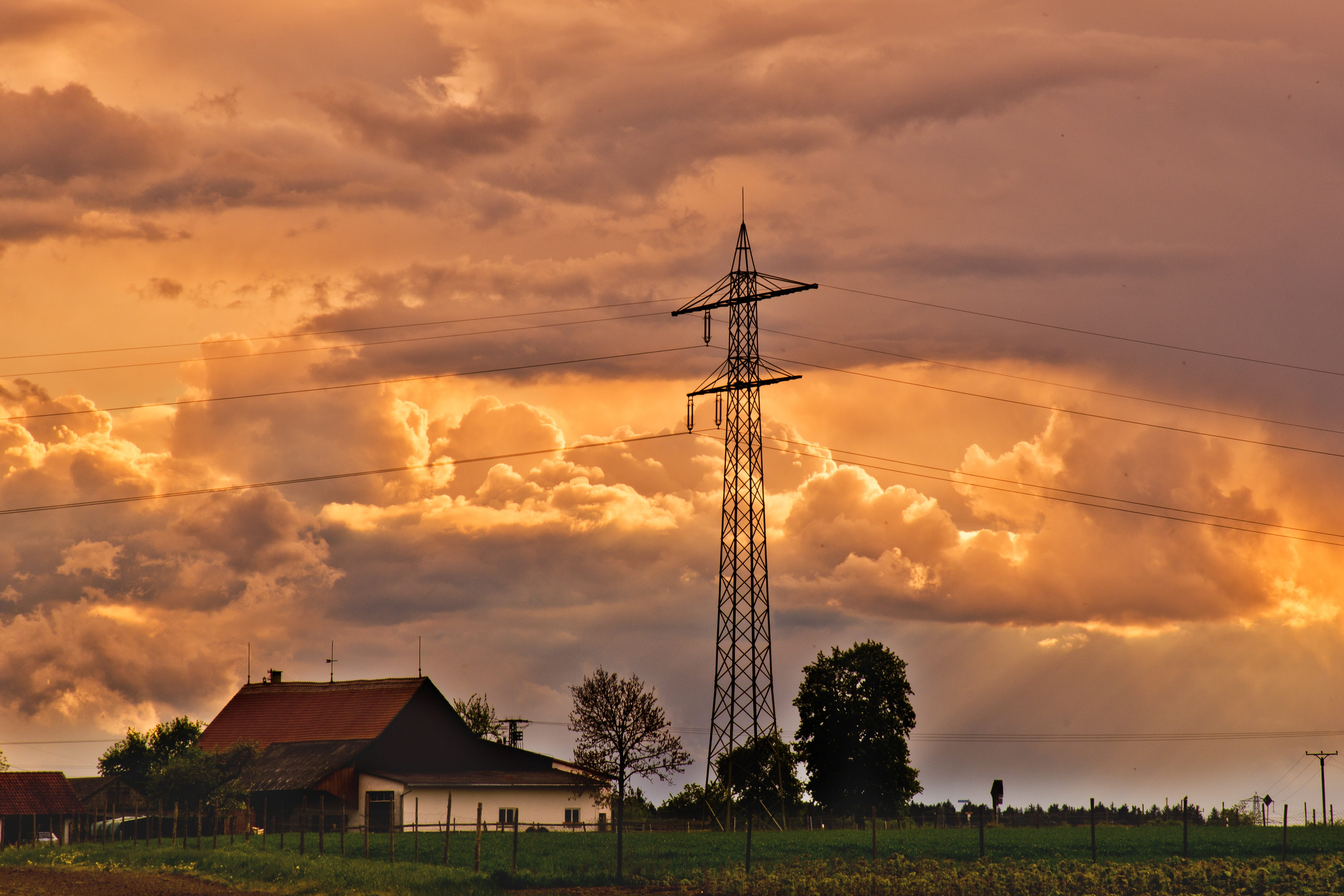 thunderstorm, clouds, cloud formation, sky, dark clouds, clouds form