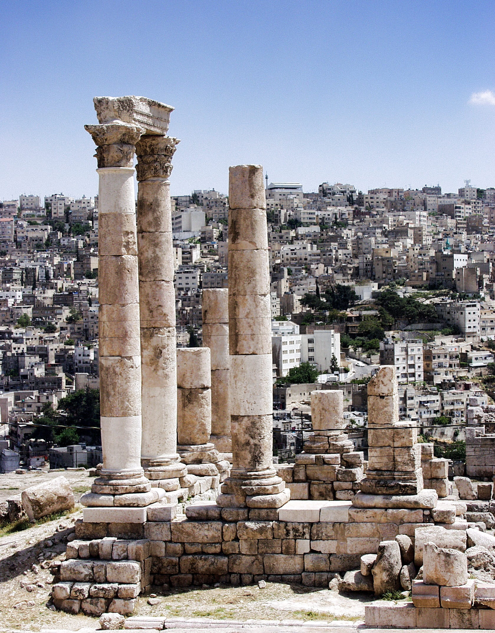 Amman, Jordan, Ancient, Roman, Roman, Monument, historic, columns