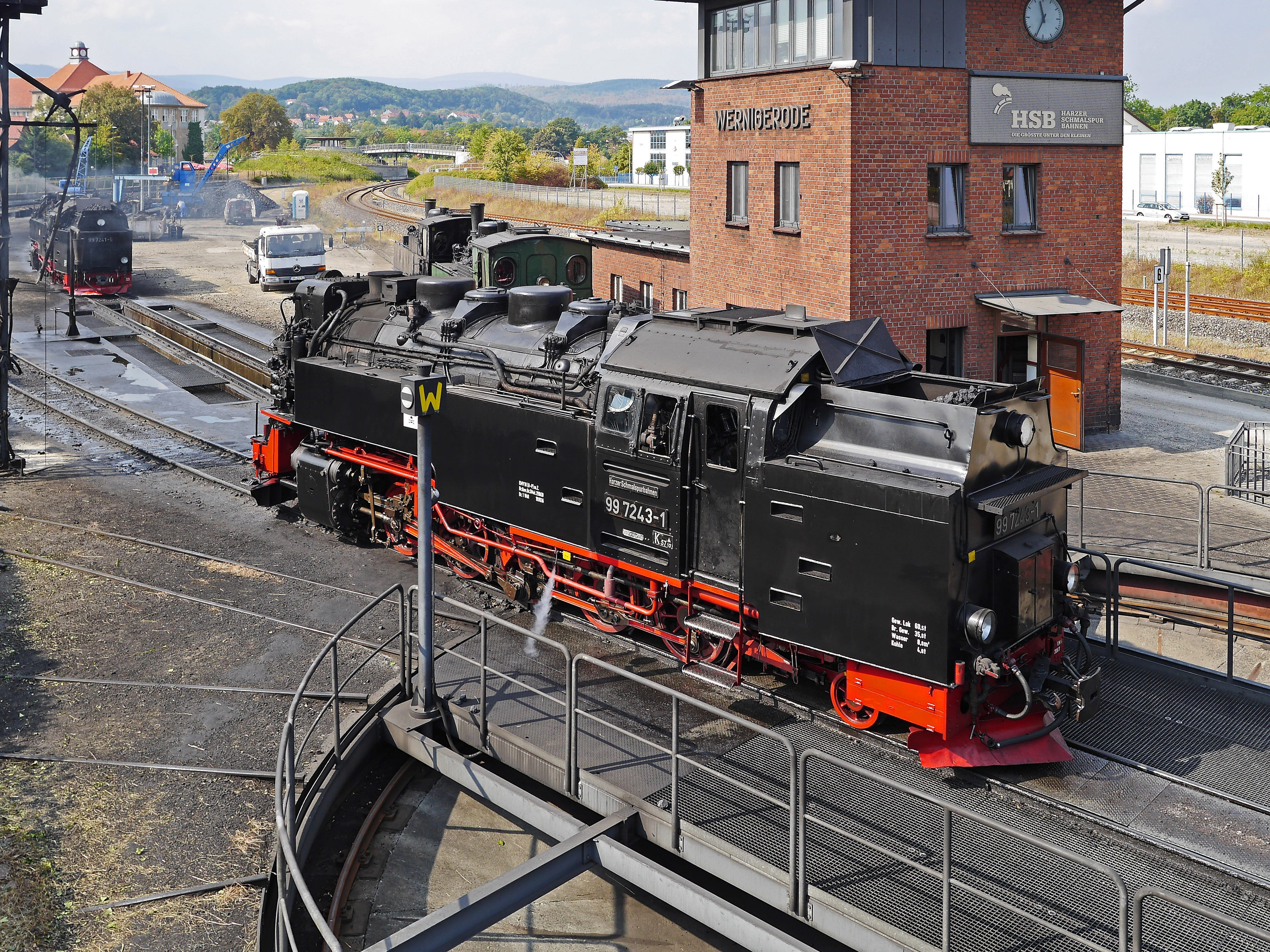 Steam Locomotive, Narrow Gauge Railway, hub, tank locomotive