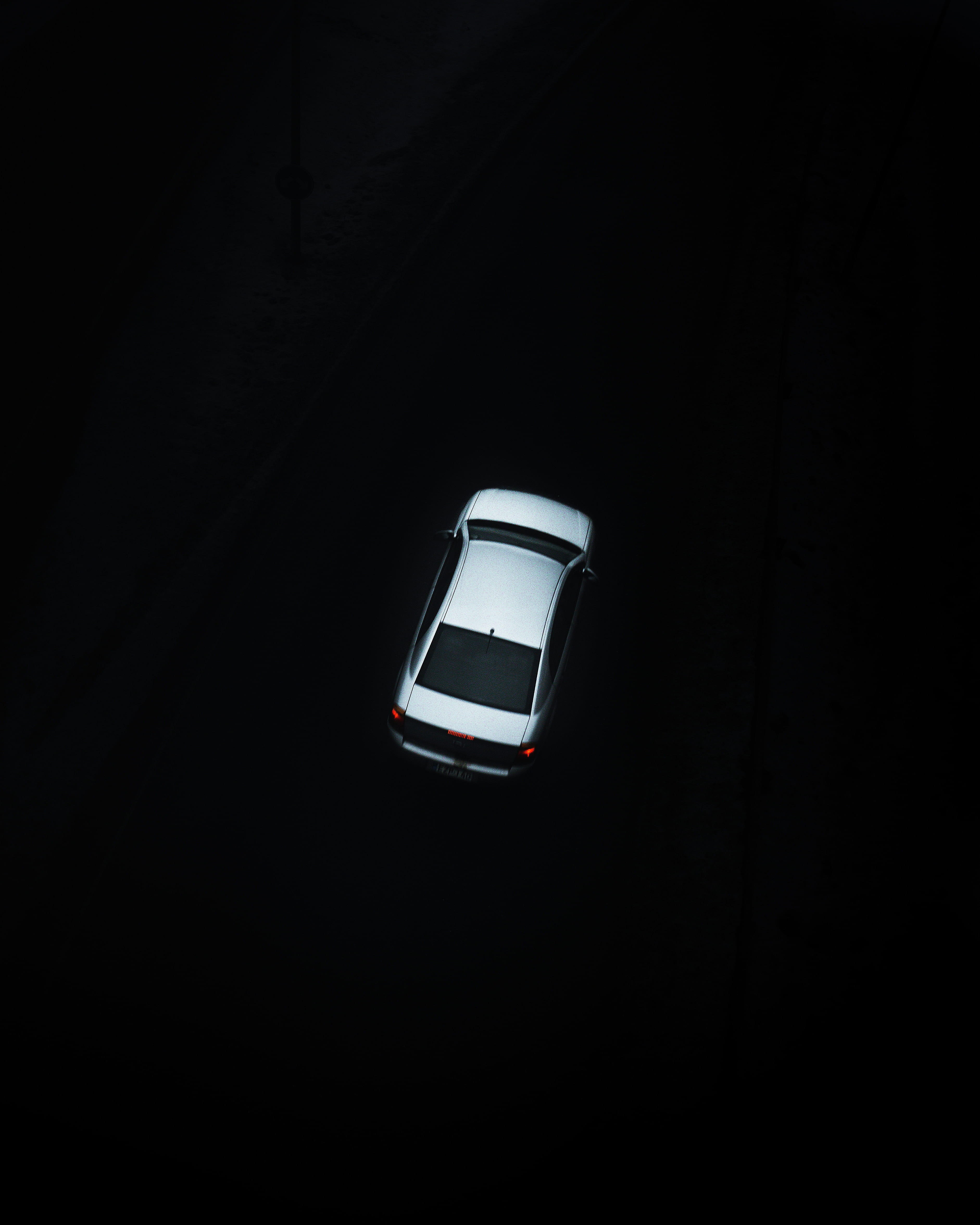 Free download | HD wallpaper: silver car, untitled, black background