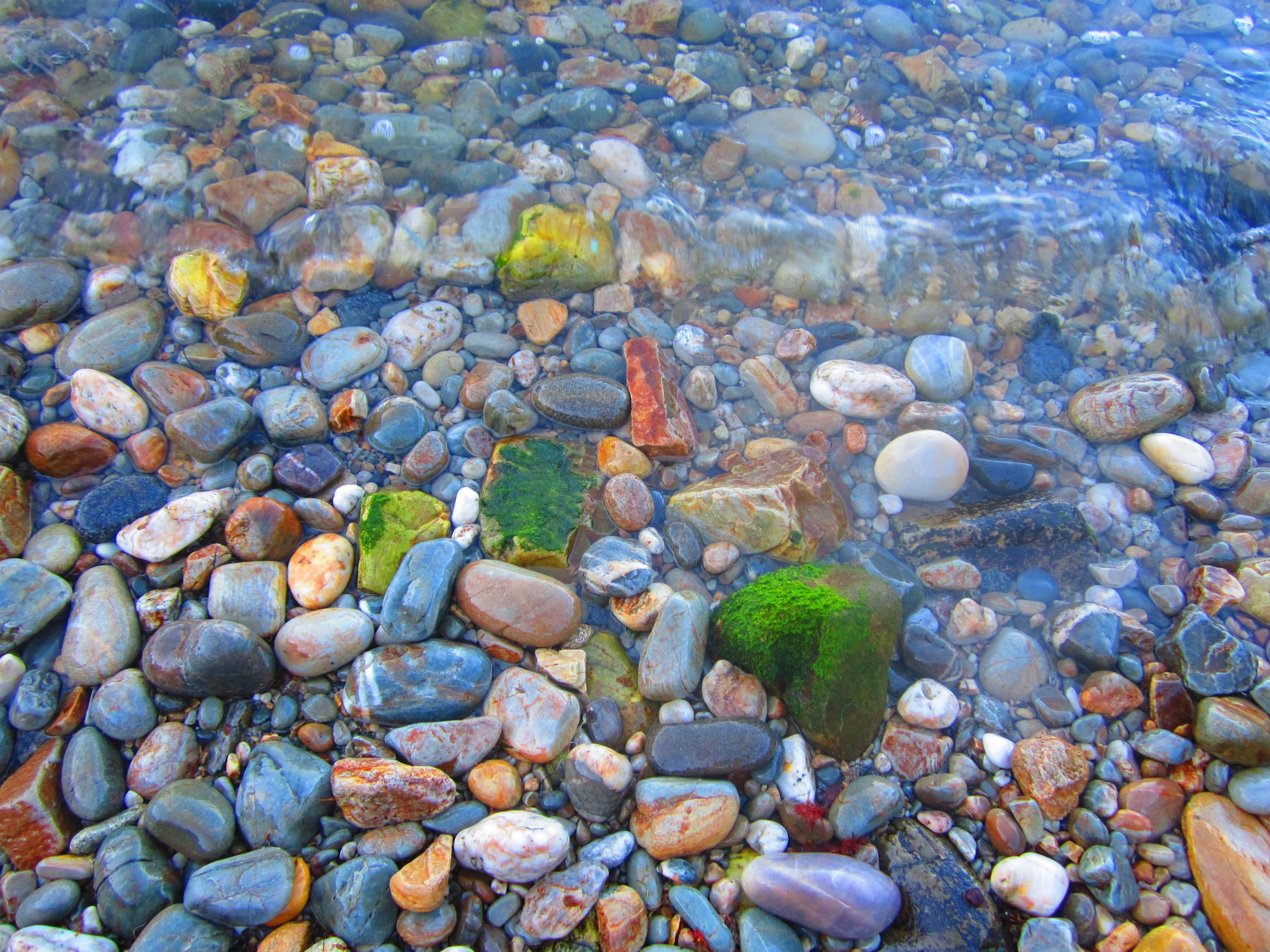 stones, colorful, sea, cala, shore, pebble, nature, rock - Object