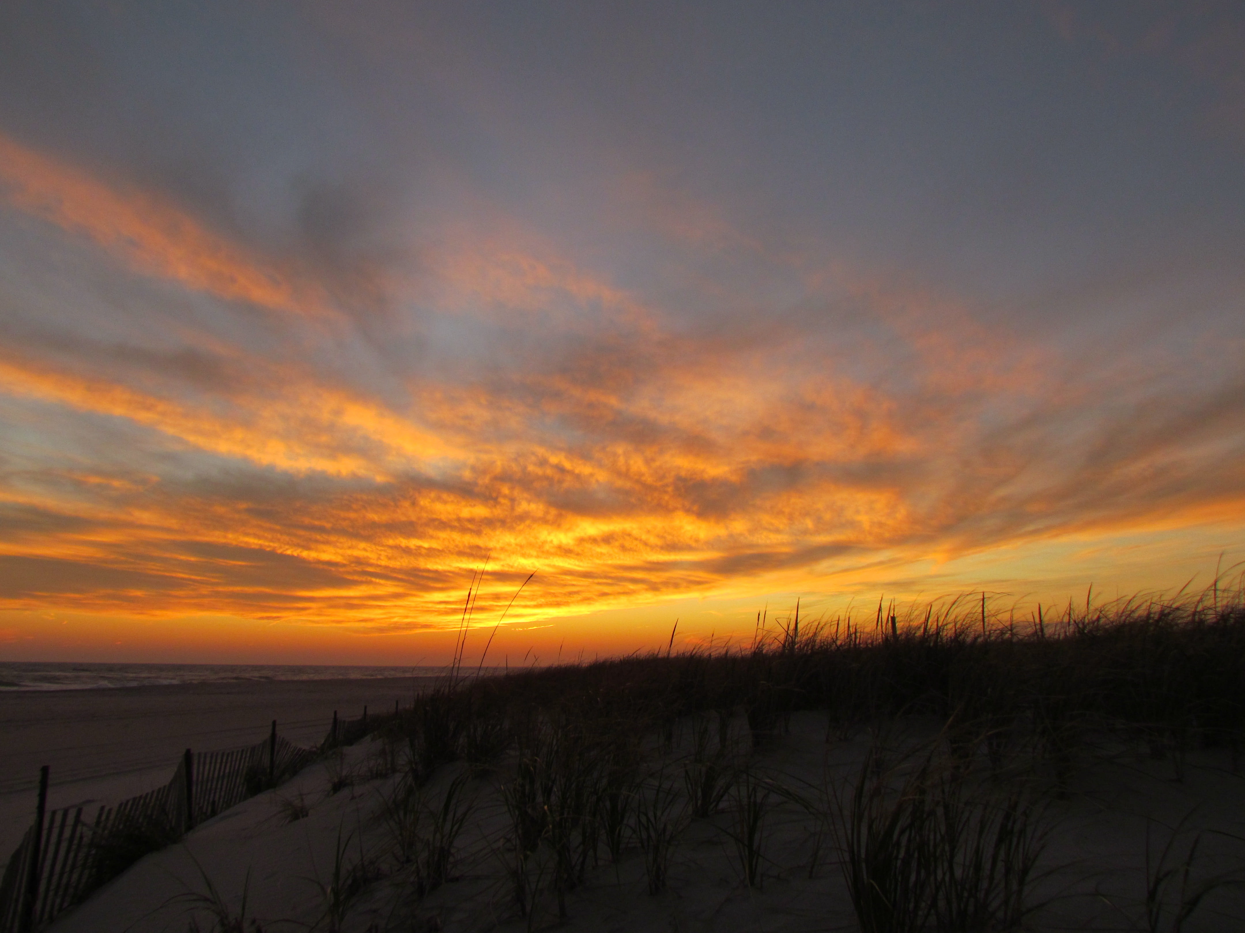 Sunset, Beach, Clouds, Sky, tranquil scene, scenics, nature