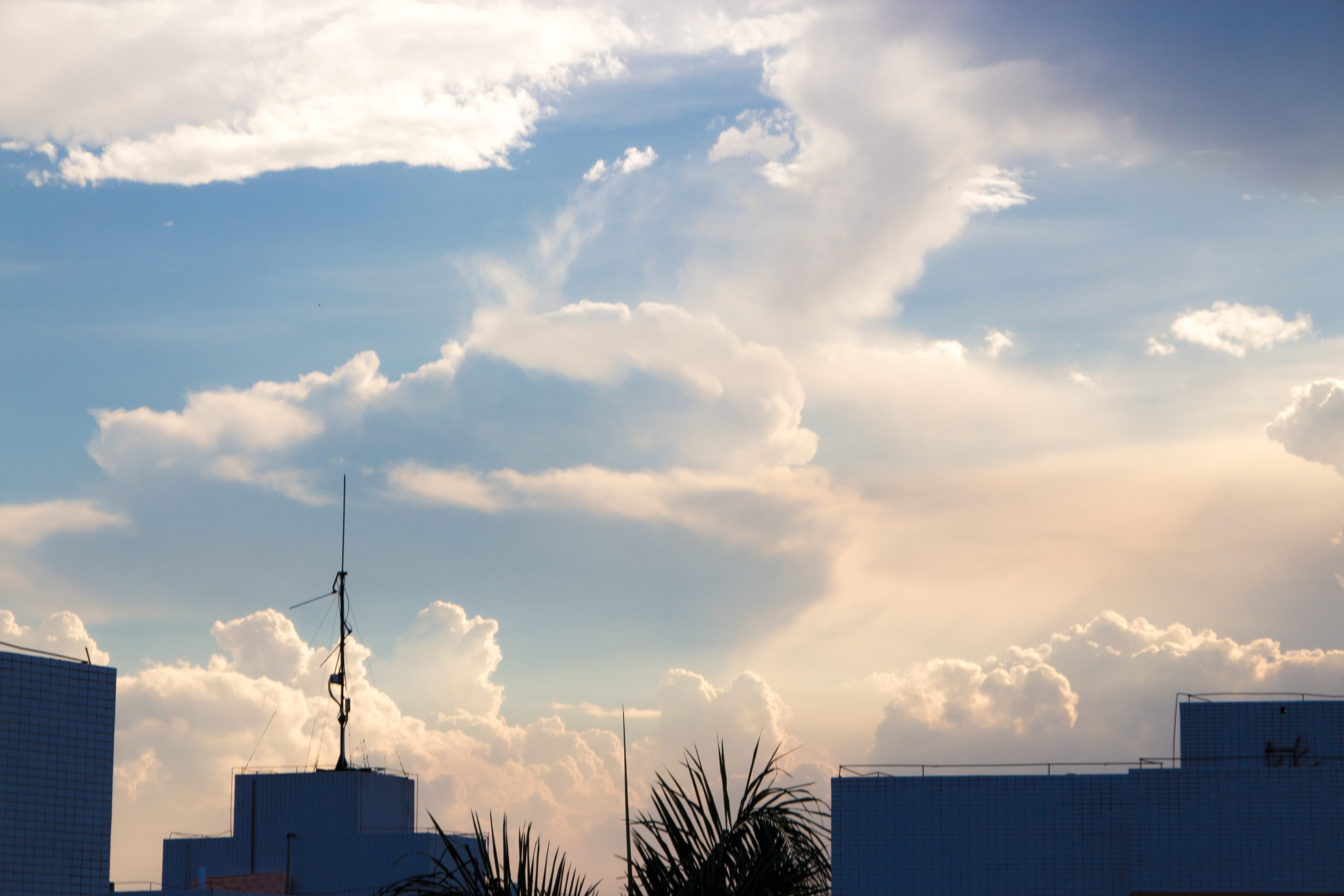 sky, cloud, shine, architecture, cloud - sky, built structure