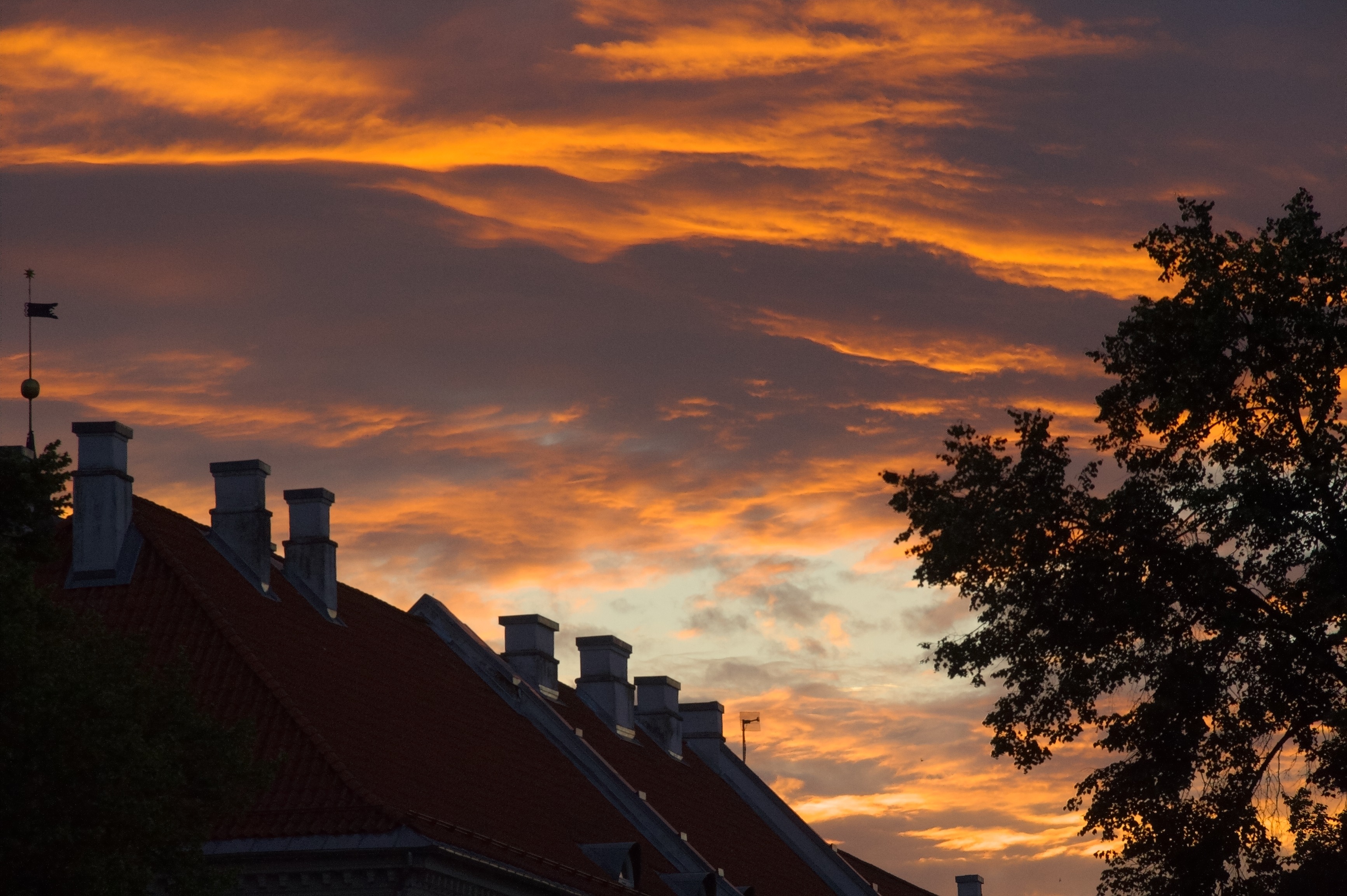 twilight, evening, clouds, sky, architecture, built structure